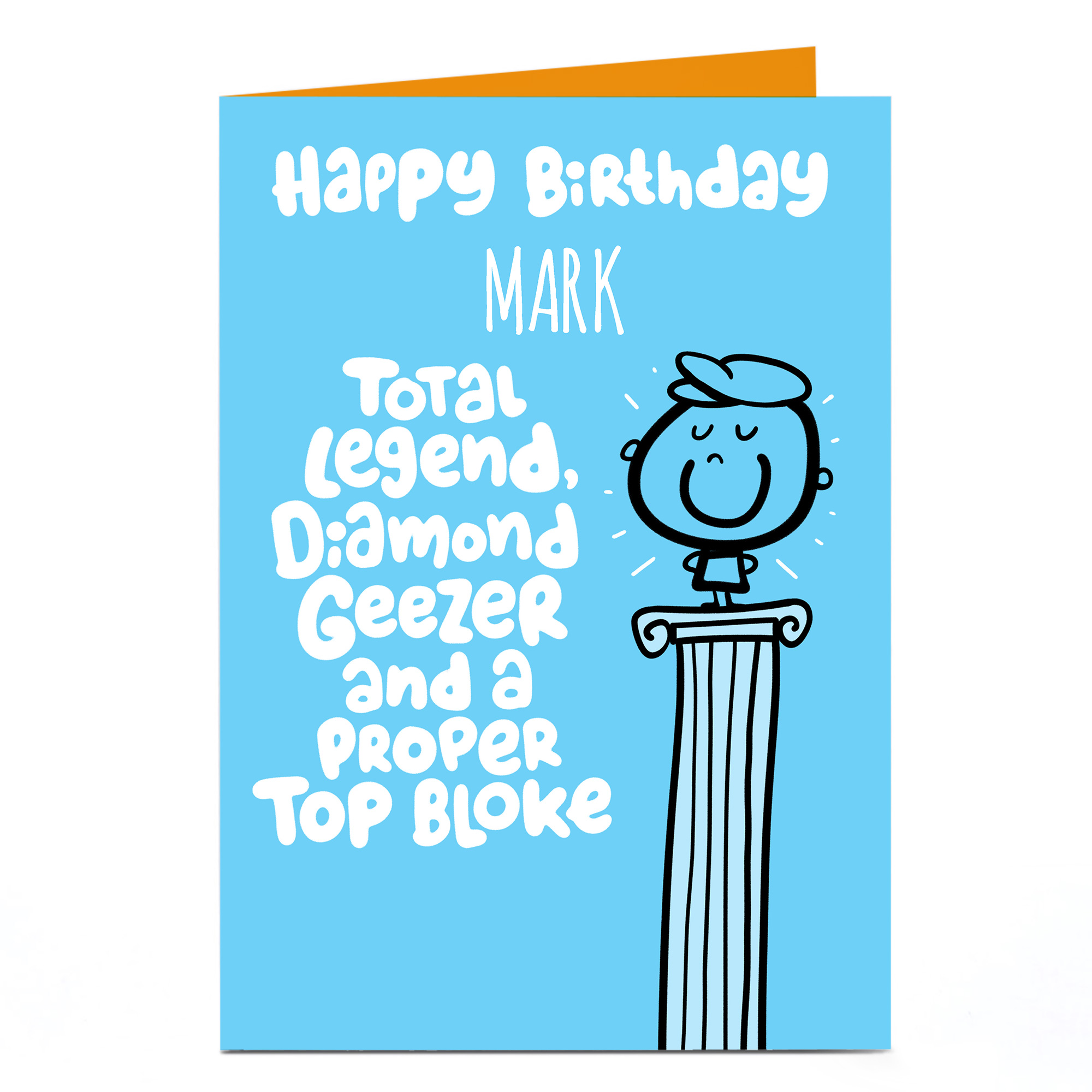 Personalised Fruitloops Birthday Card - Proper Top Bloke