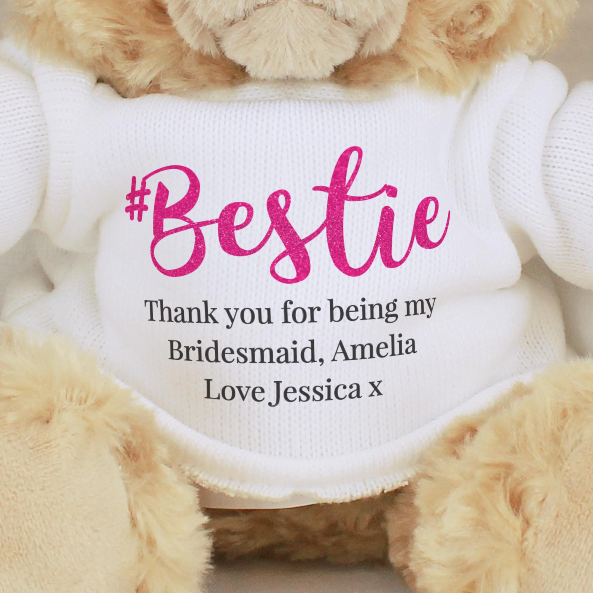 Personalised Bestie Teddy Bear