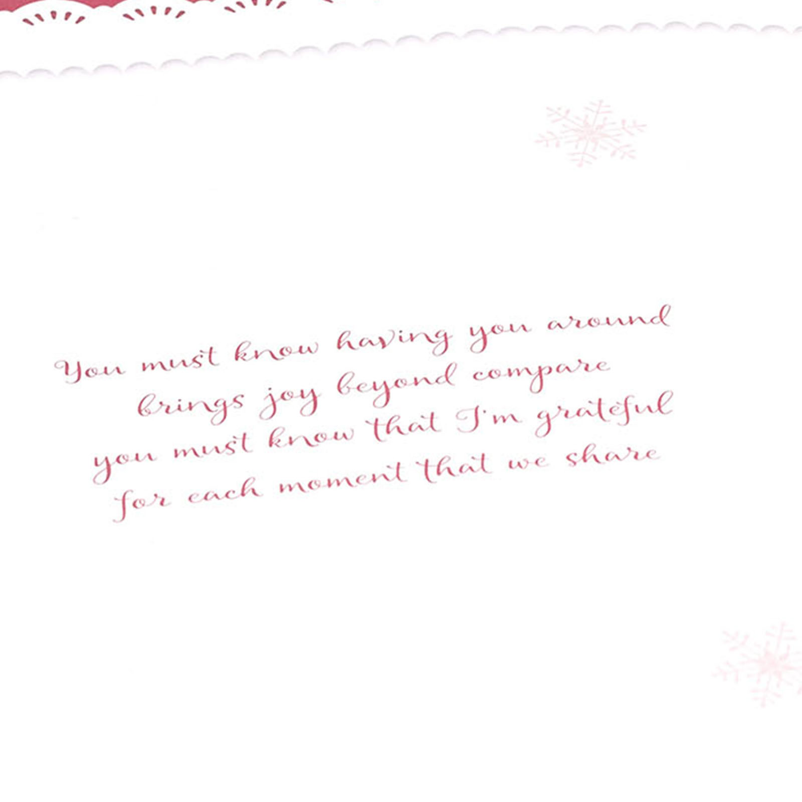 Christmas Card - Wife, Traditional Christmas Verse