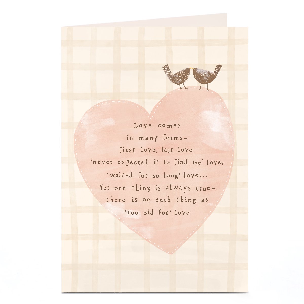 Personalised Card - Love Comes in Many Forms