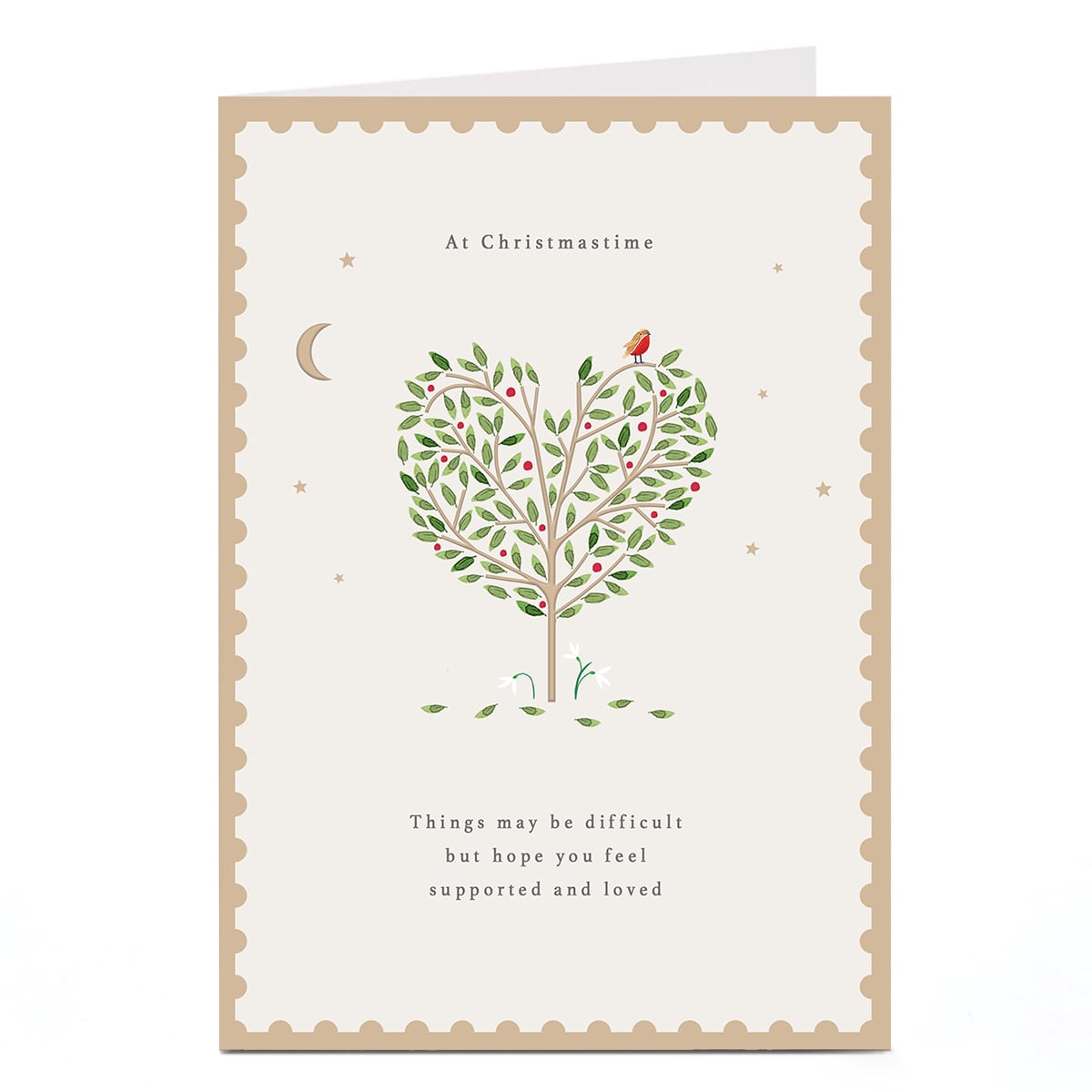Christmas Card - Supported And Loved at Christmastime