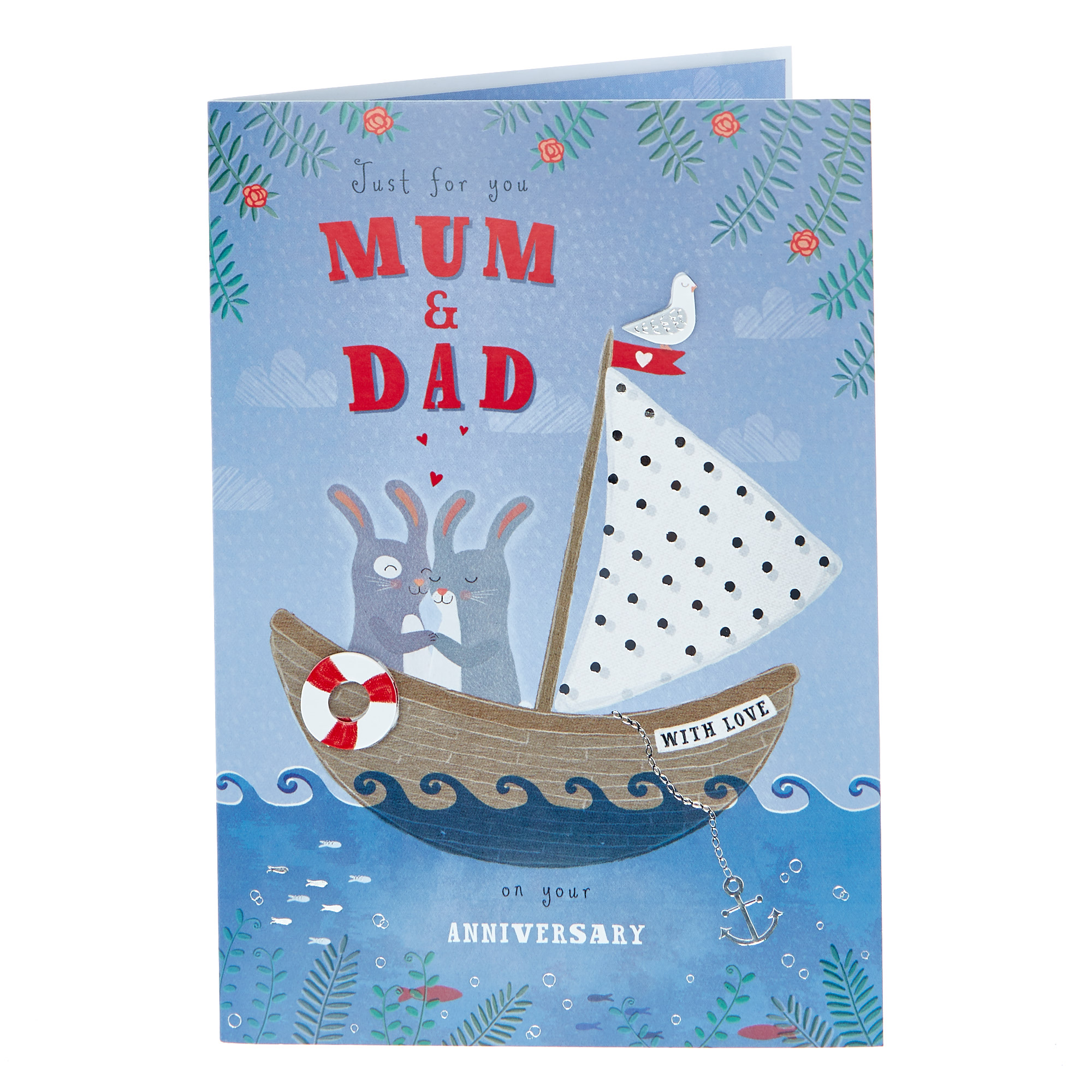 Anniversary Card - Just For You Mum & Dad