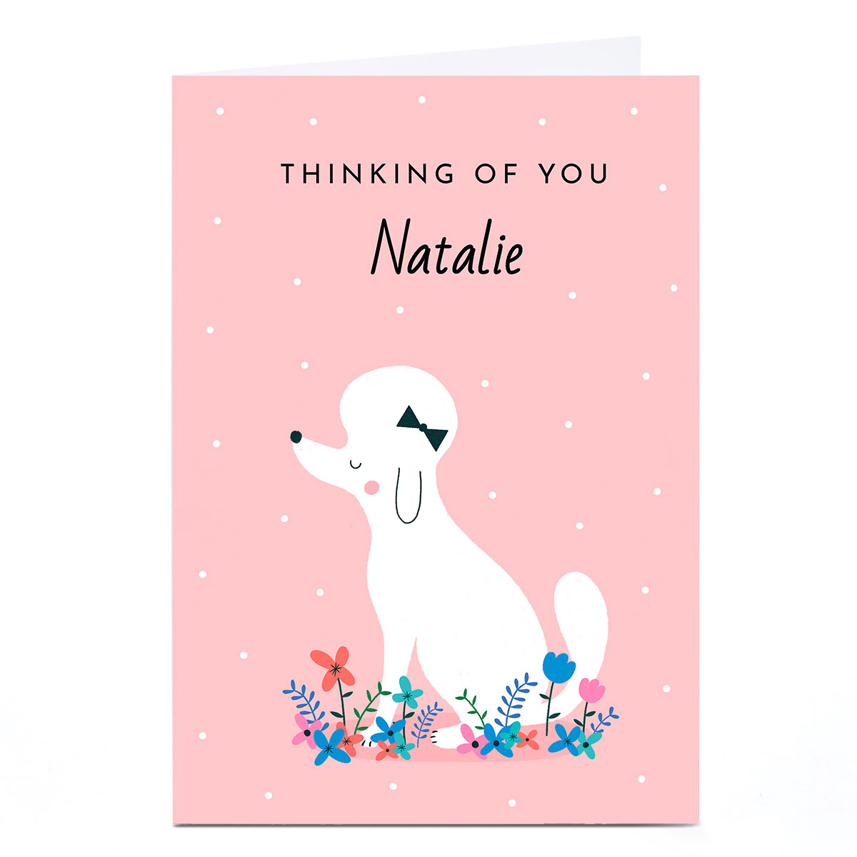 Personalised Lemon & Sugar Card - Thinking Of You 