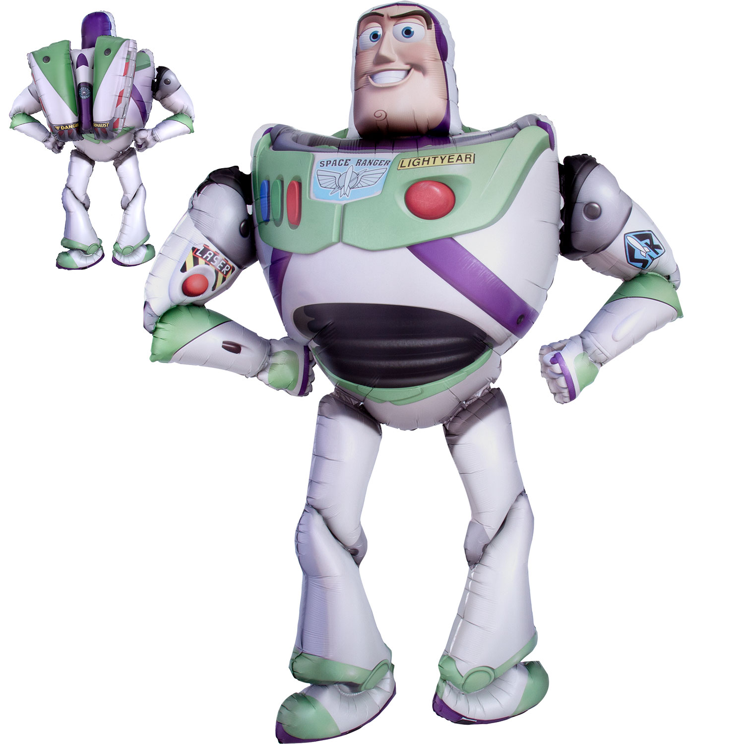 Toy Story 4 Buzz Lightyear Helium Airwalker Balloon (Deflated)