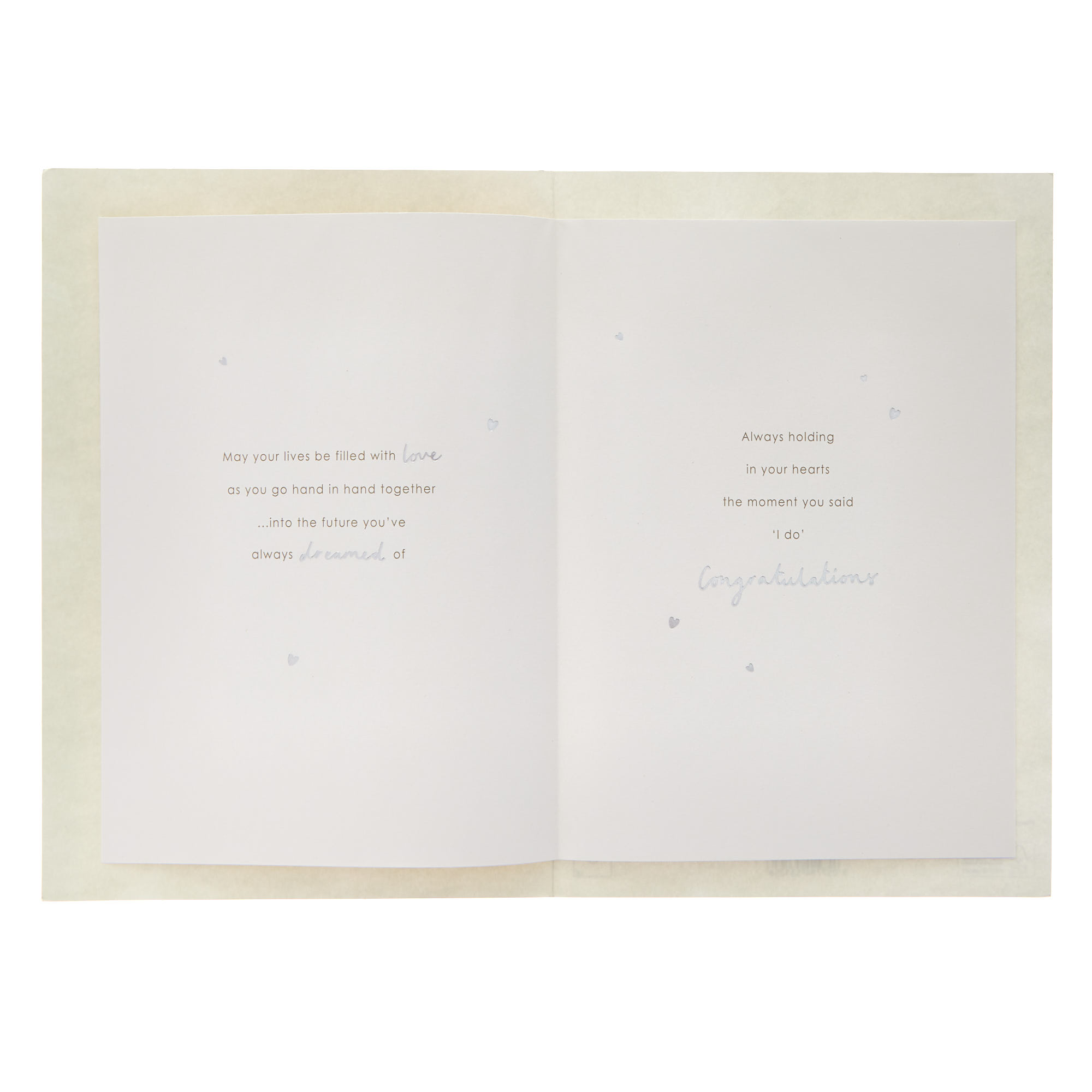 Bride & Groom Beautiful Journey Wedding Card