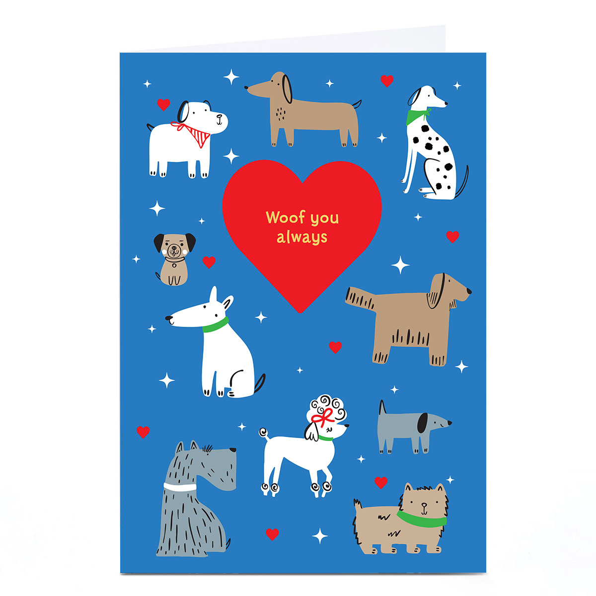 Valentine's Day Card - Woof You Always