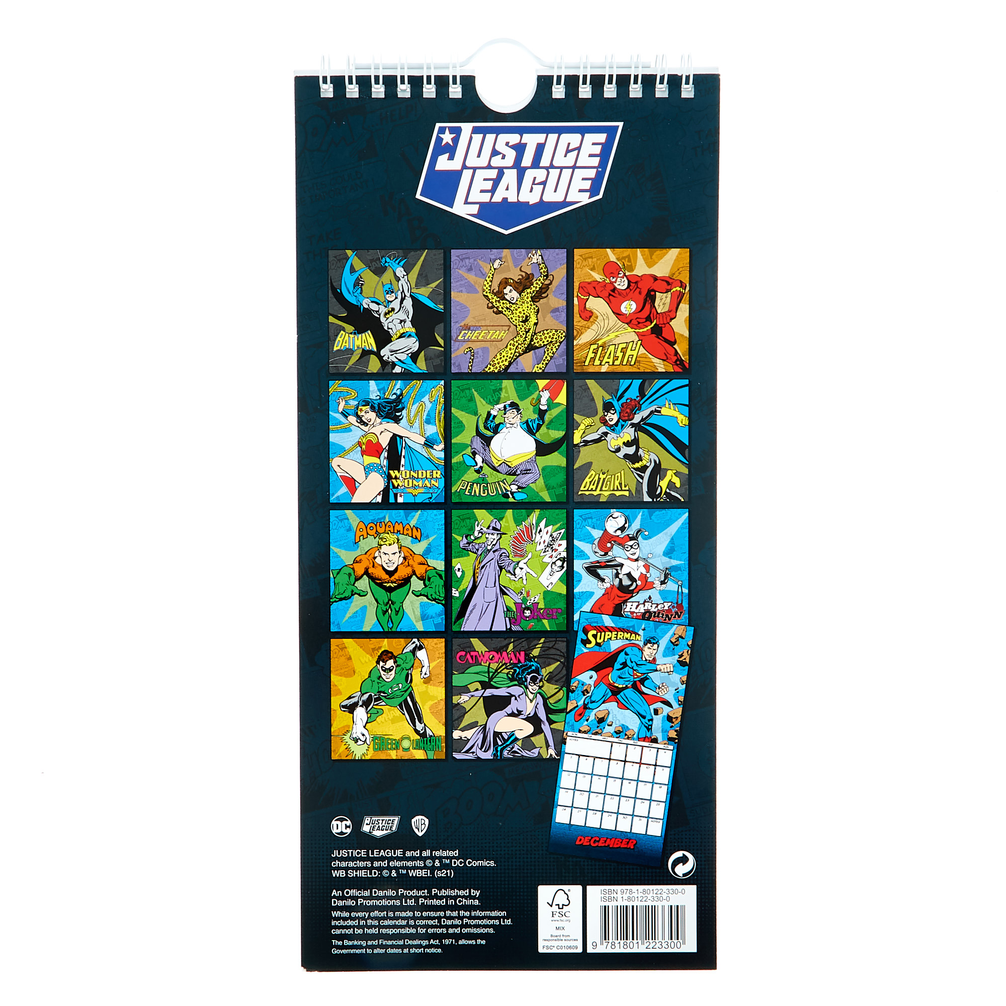 Buy Dc Justice League Slim 2022 Calendar For Gbp 1.50 | Card Factory Uk