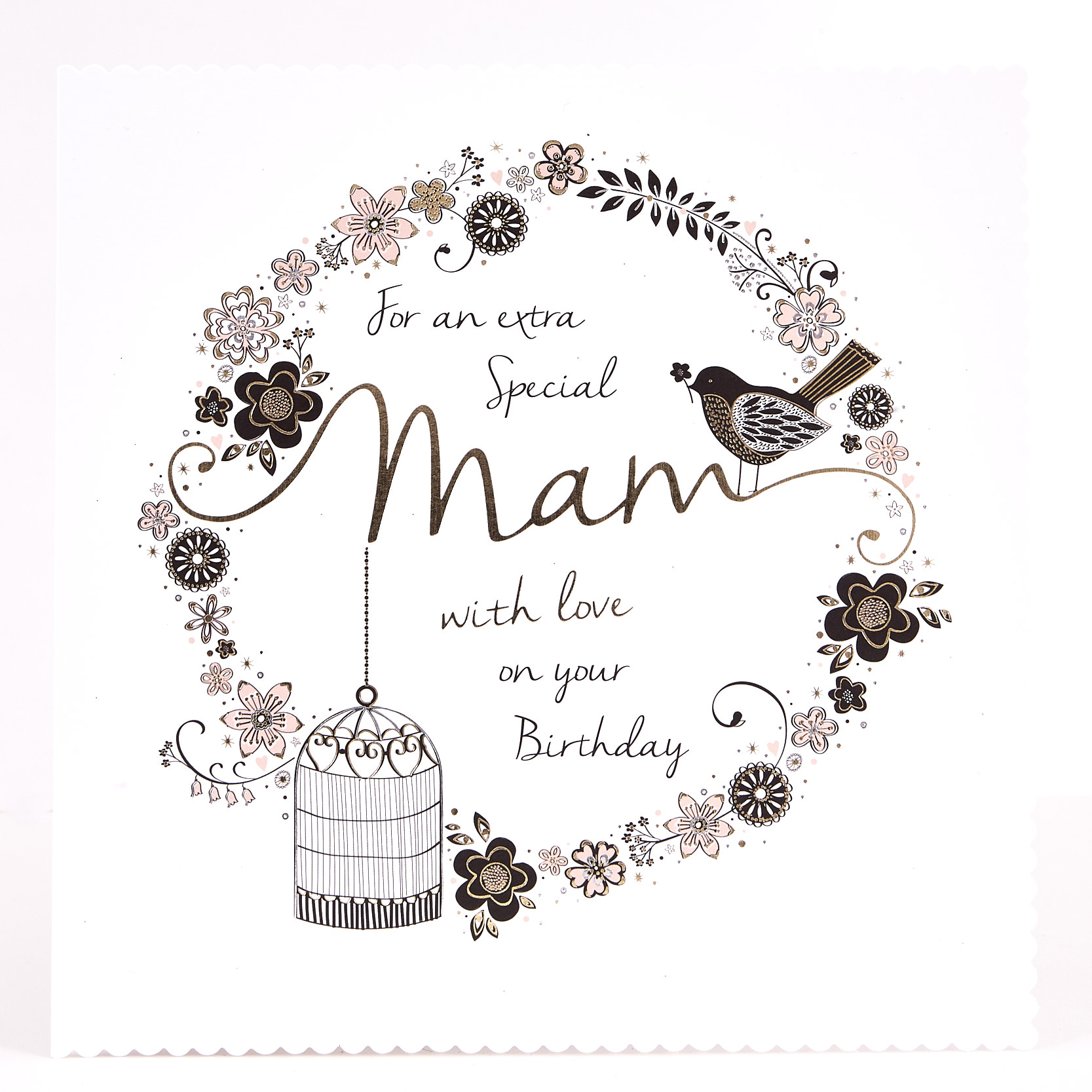 Platinum Collection Birthday Card - Special Mam