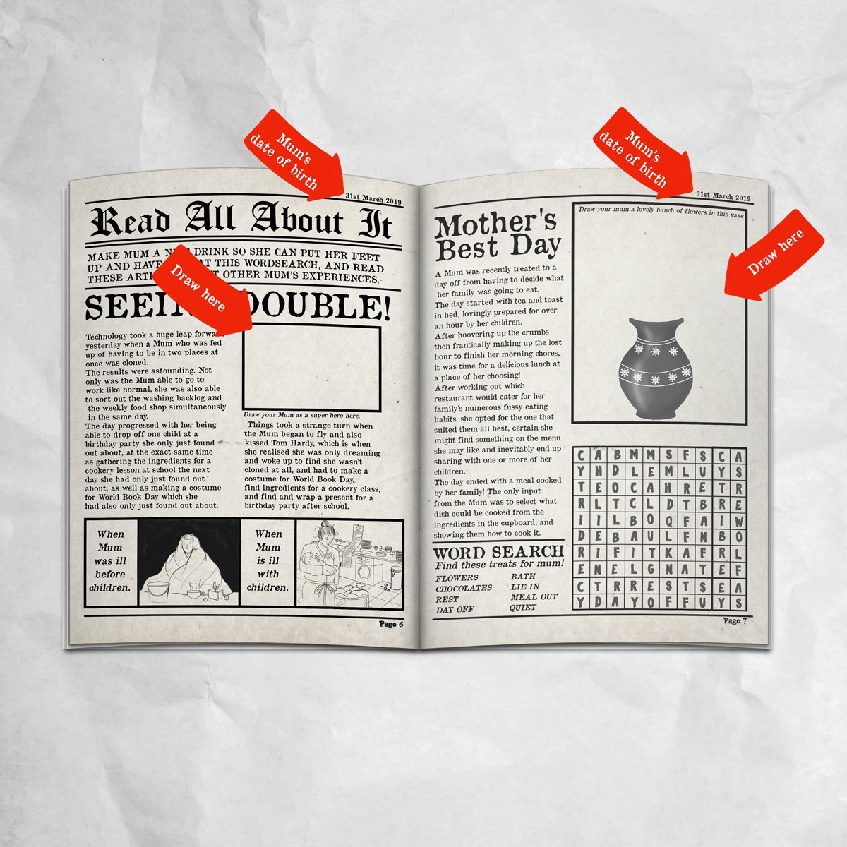 Personalised Newspaper - The Daily Mum