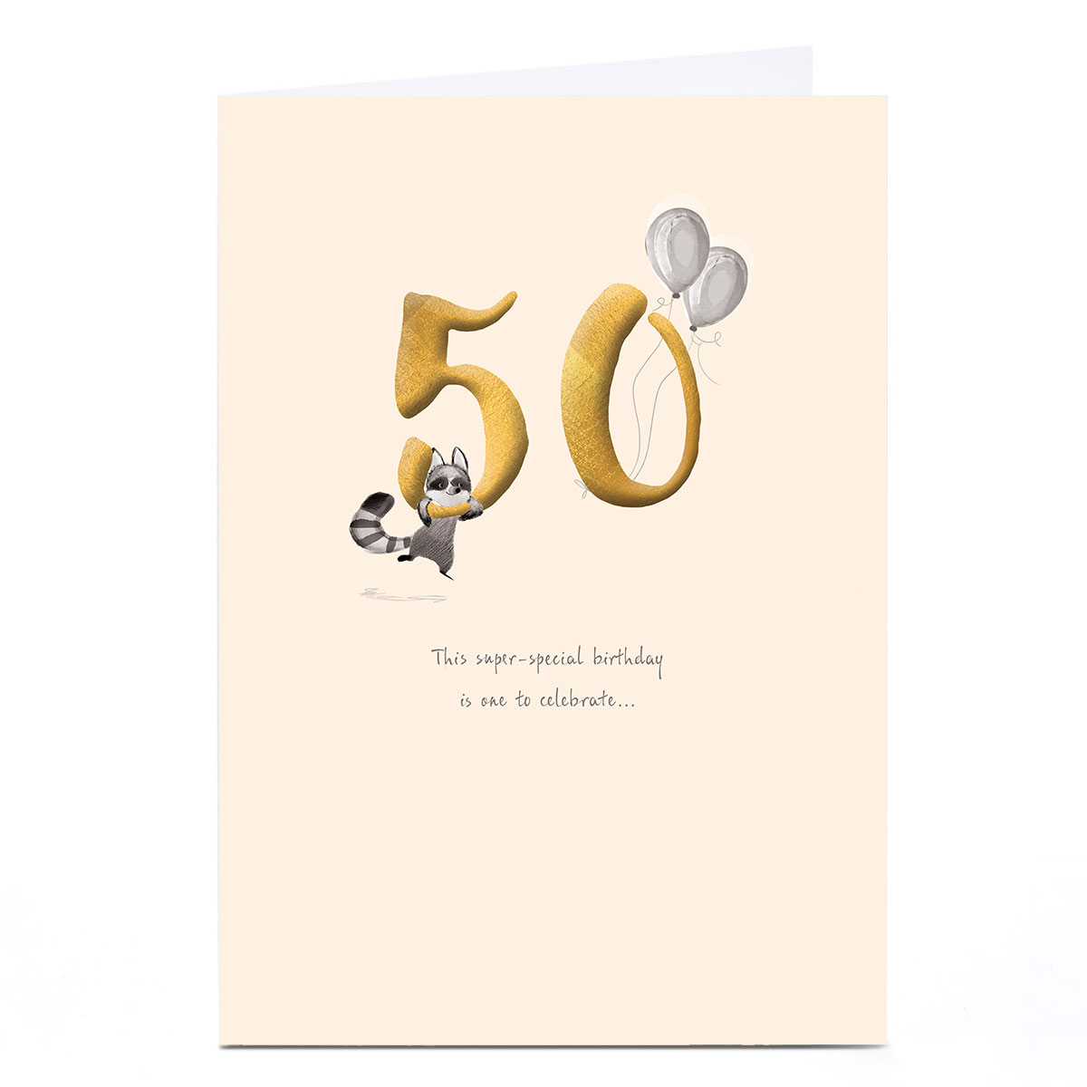50th Birthday Card - Fifty Awesome Years of You