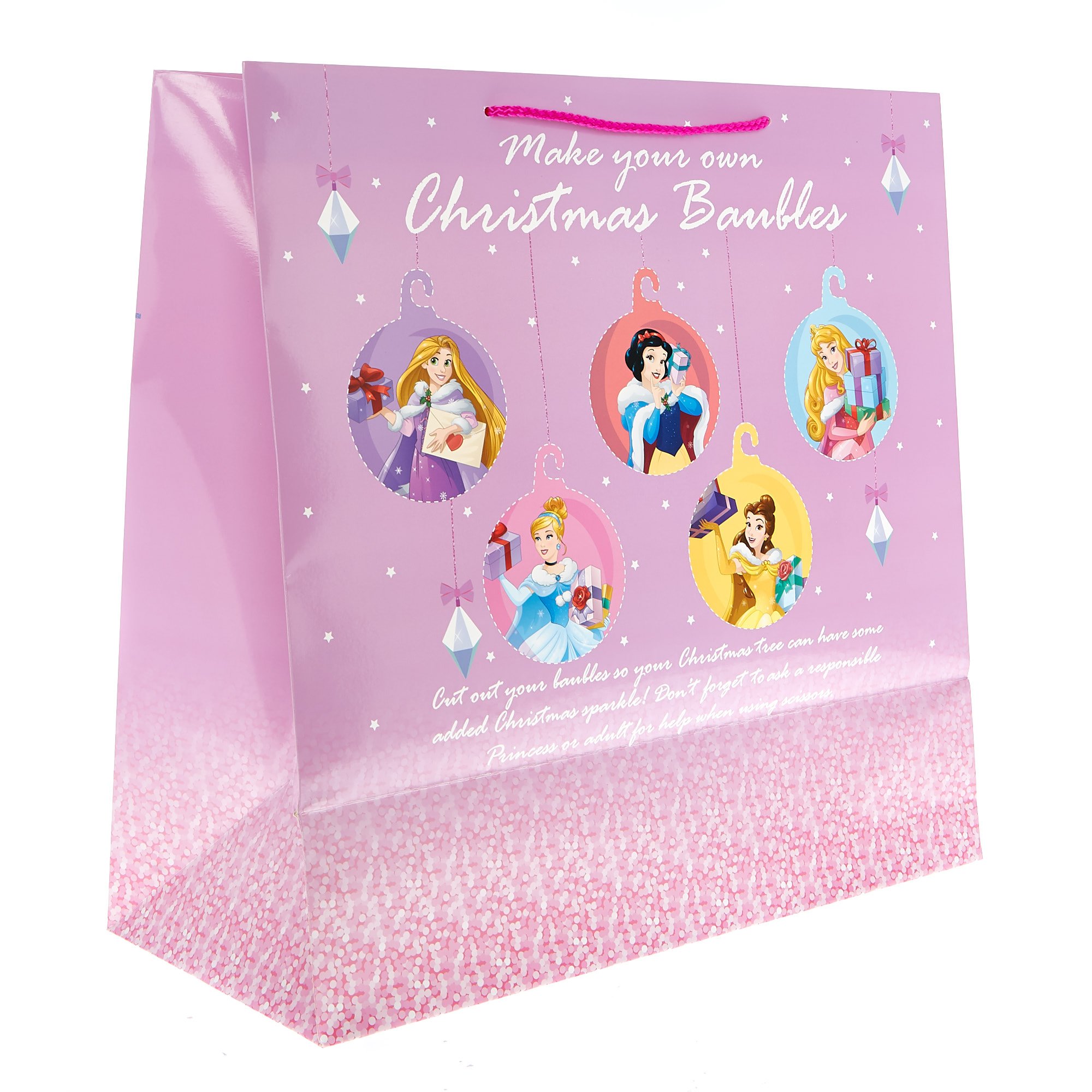 Extra Large Square Disney Princess Christmas Gift Bag