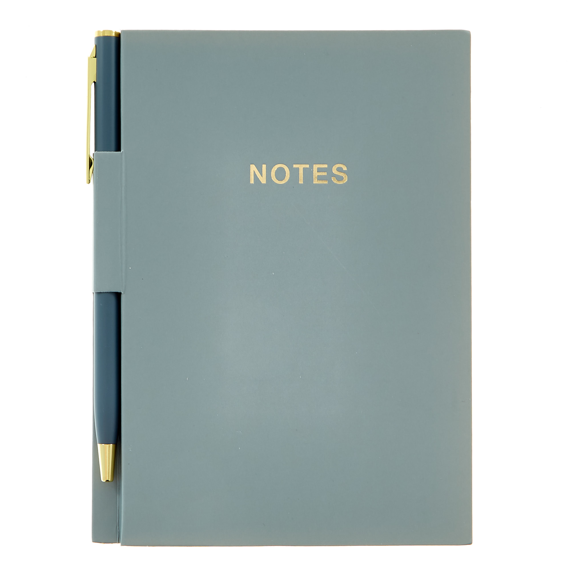 A6 Notebook with Pen - Grey 