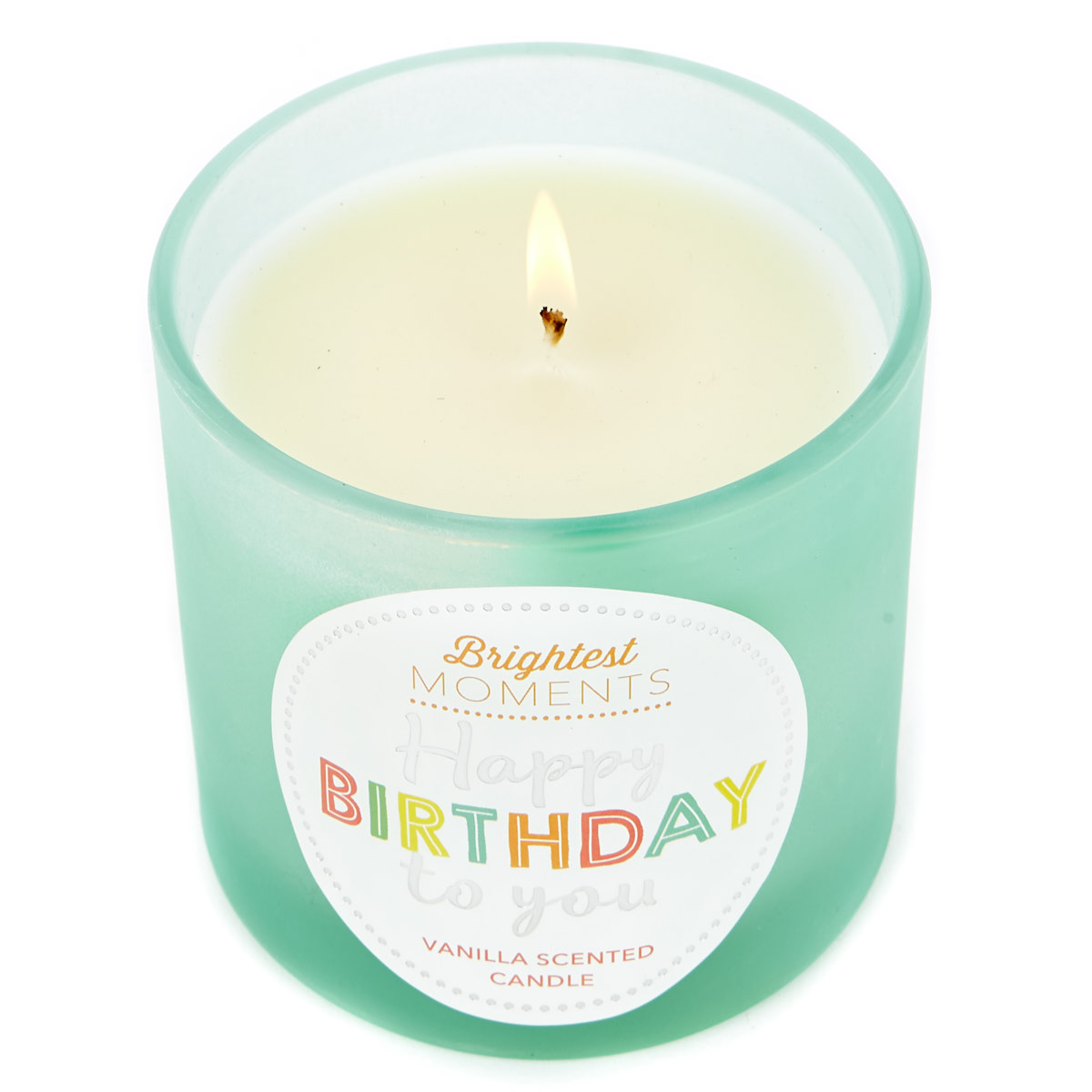 Brightest Moments Vanilla Scented Celebration candle - Happy Birthday 