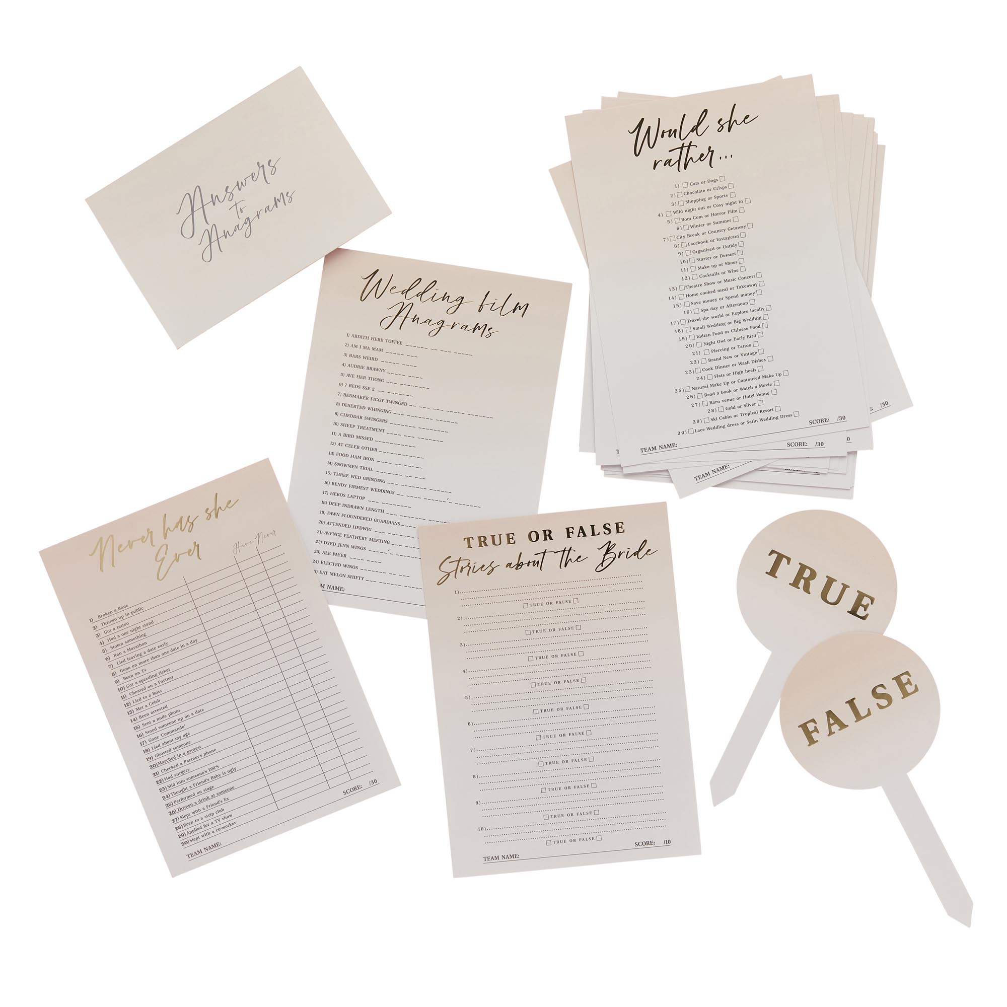 Hen Party Trivia Pack