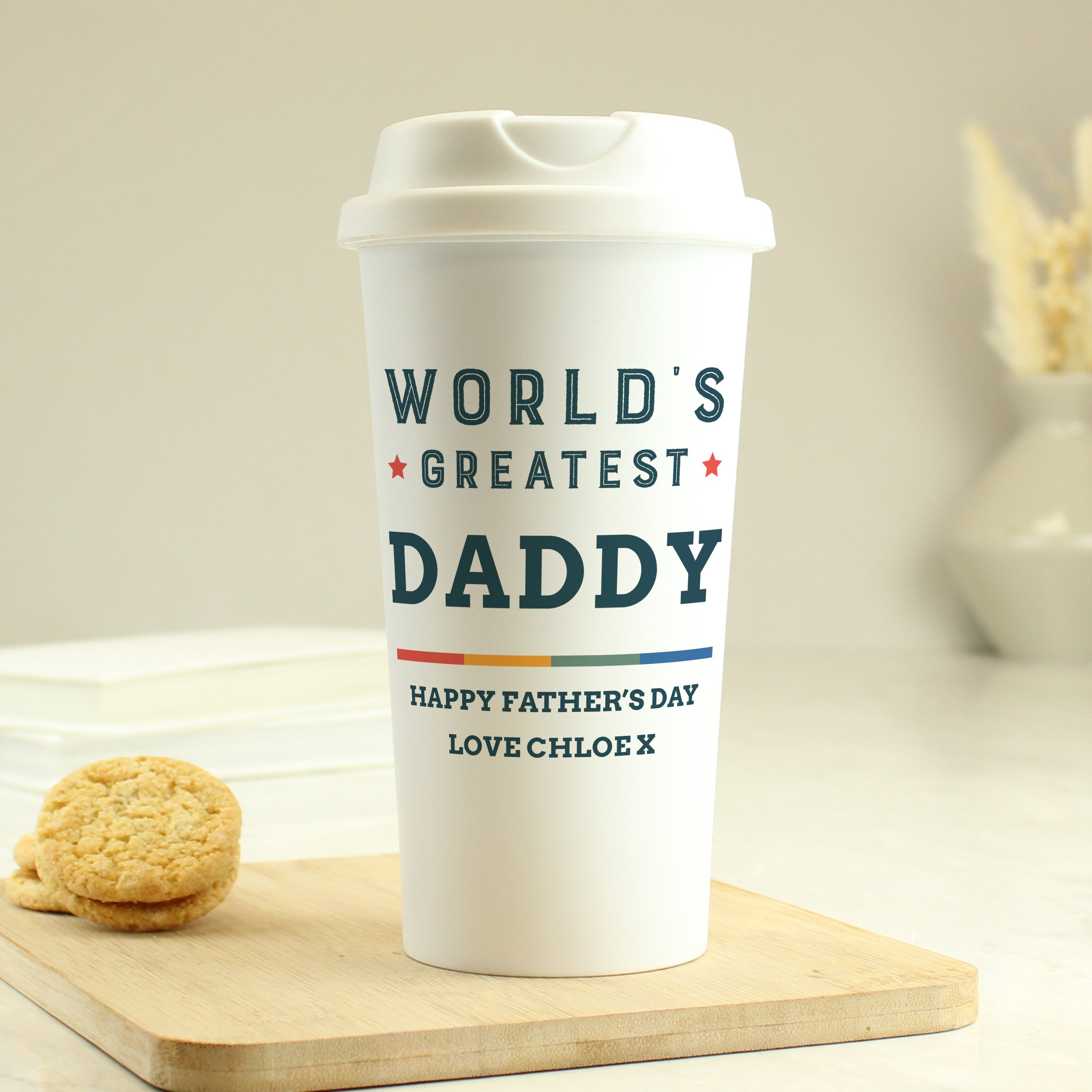 Personalised World's Greatest Insulated Travel Cup