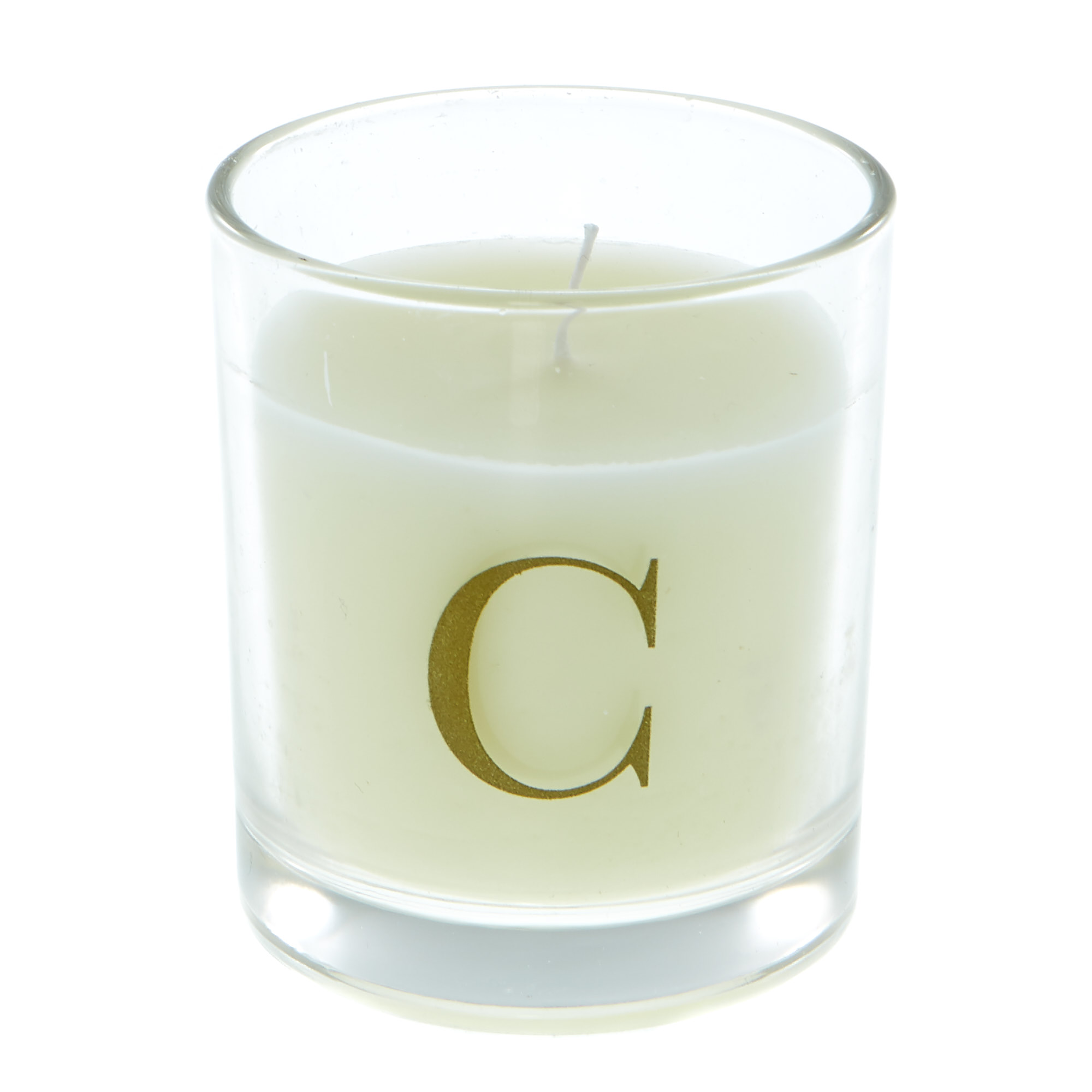 Letter C Warm Cashmere Scented Candle