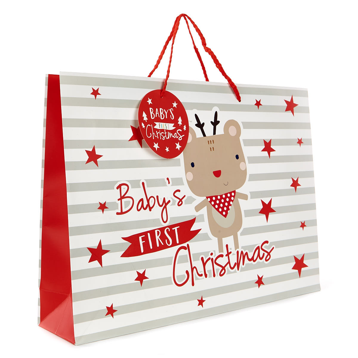 Large Baby's First Christmas Gift Bag