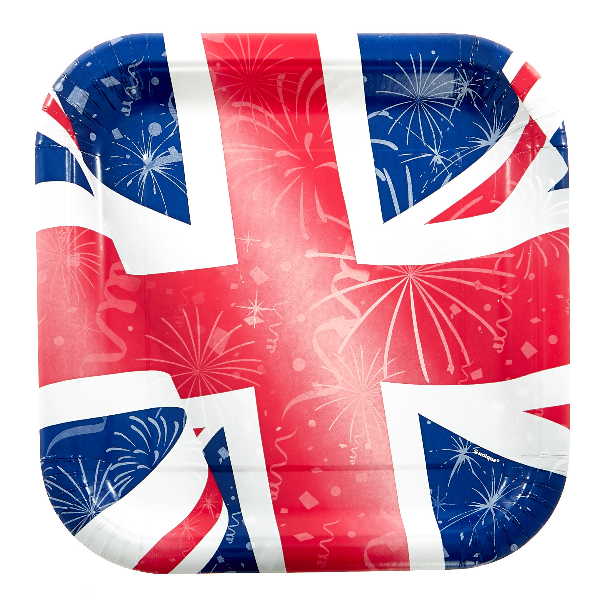 Union Jack Party Tableware & Decorations Bundle - 16 Guests