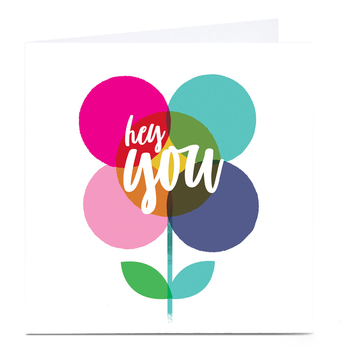 Personalised Hello Munki Card - Hey You 