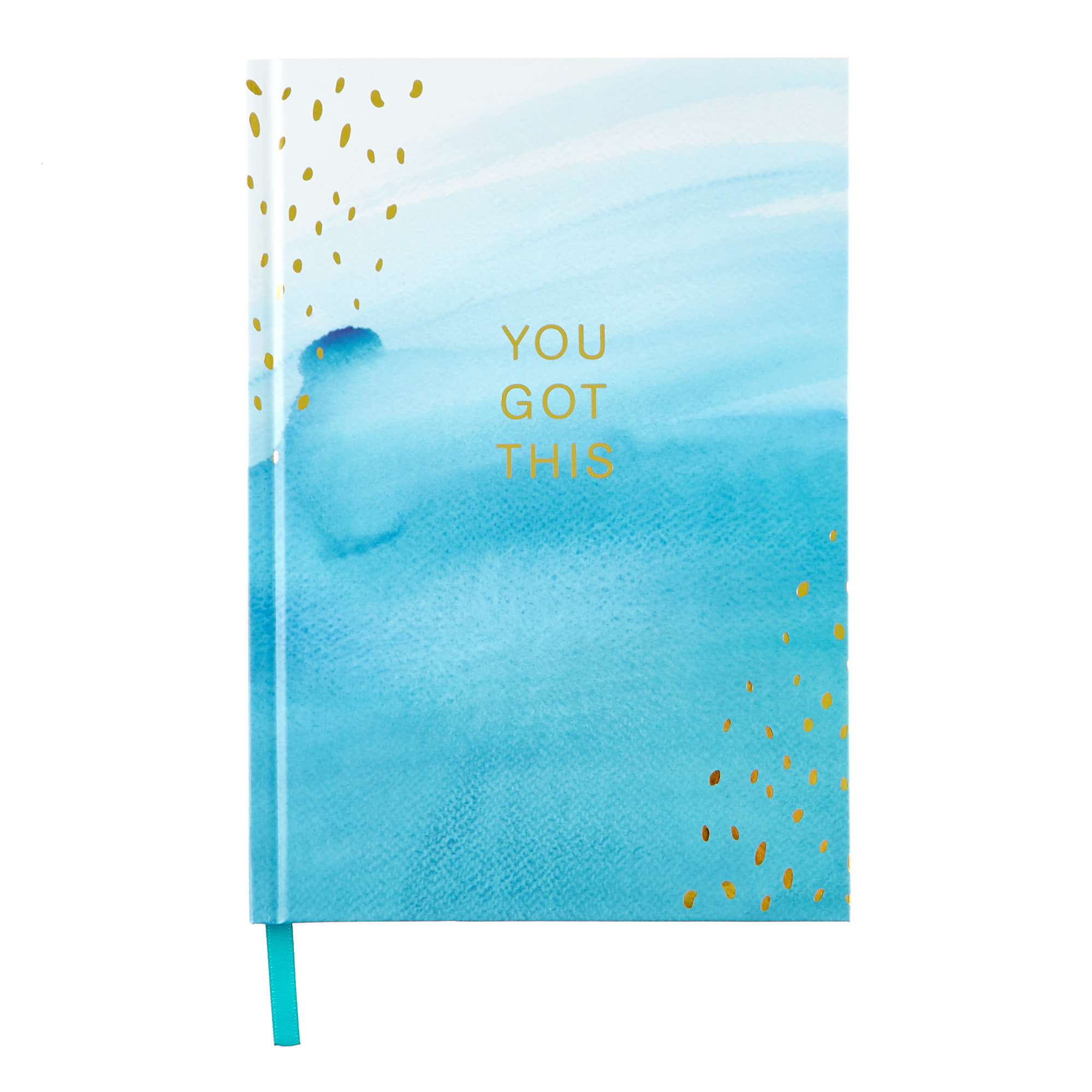 Blue Watercolour You Got This"" A5 Notebook 