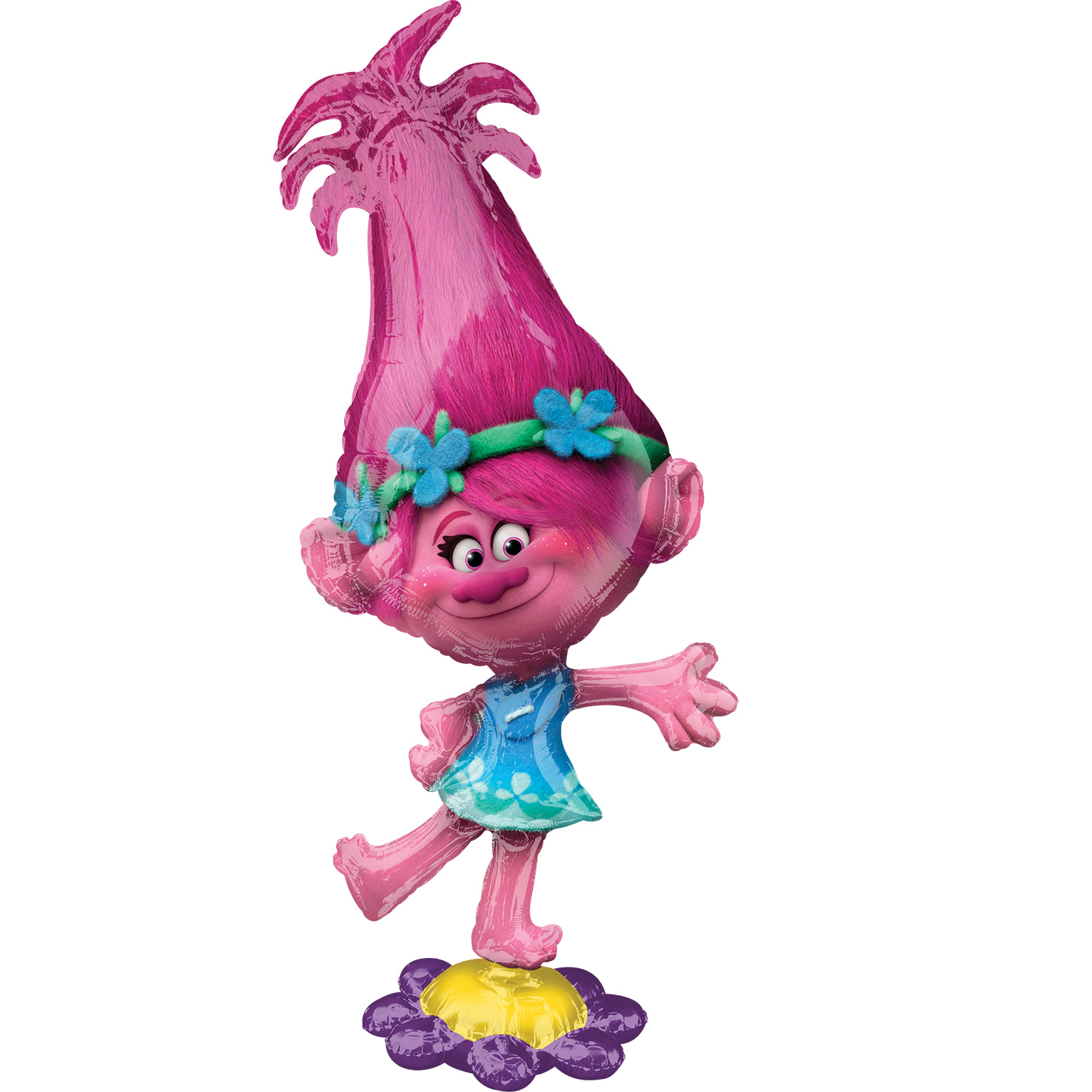 Trolls Poppy Helium Airwalker Balloon (Deflated)