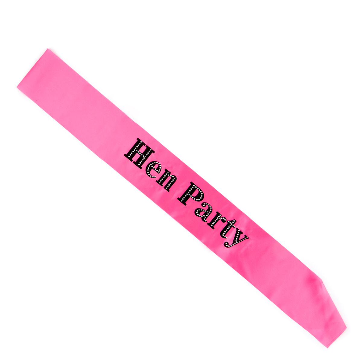Pink Diamante Hen Party Sash