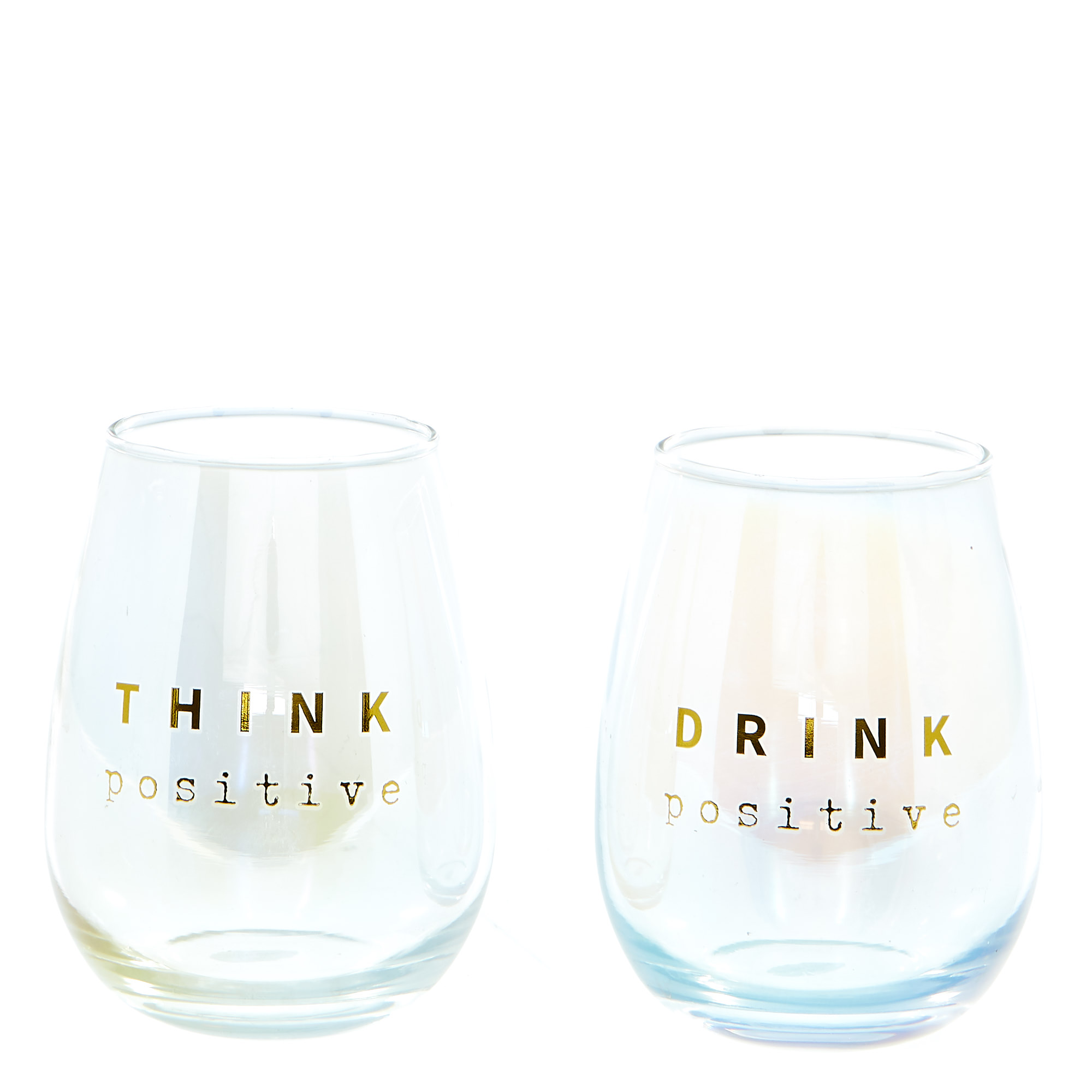 Happy Rainbows Gin Glasses|Glassware Gift Set