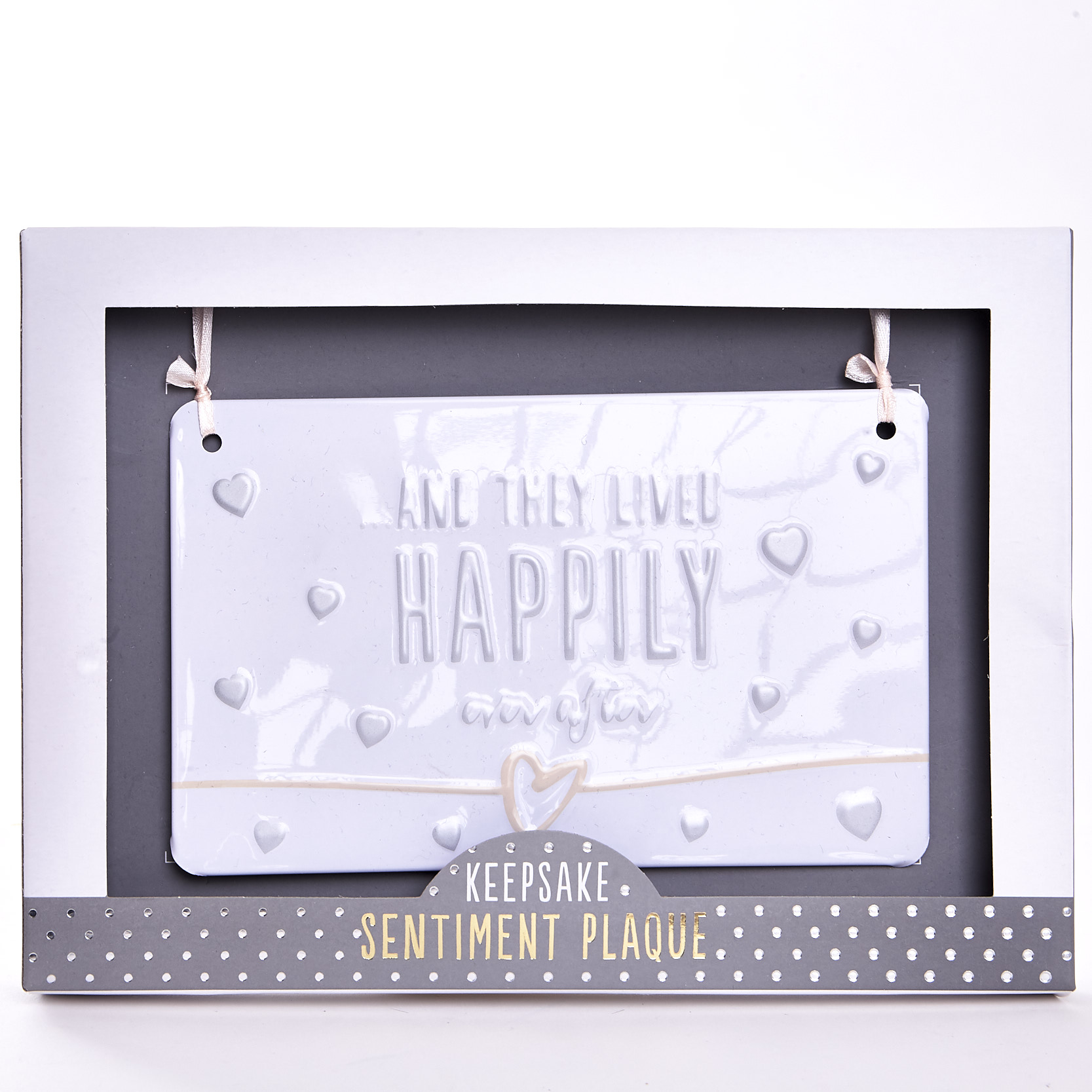 Metal Keepsake Sentiment Plaque