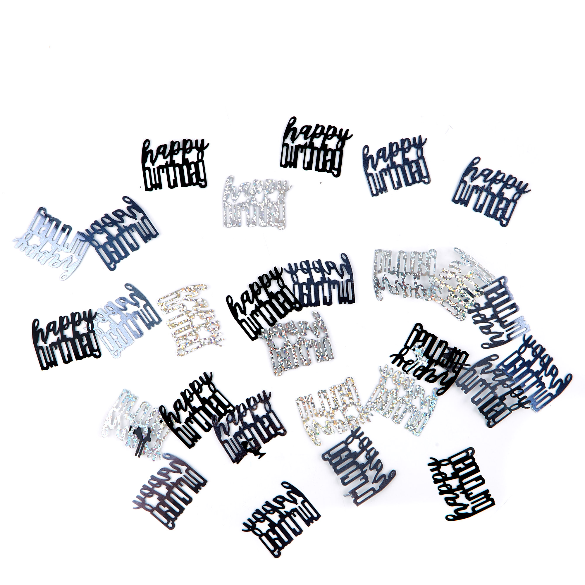 Buy Black Happy Birthday Party Accessory Kit 23 Pieces for GBP 8.99