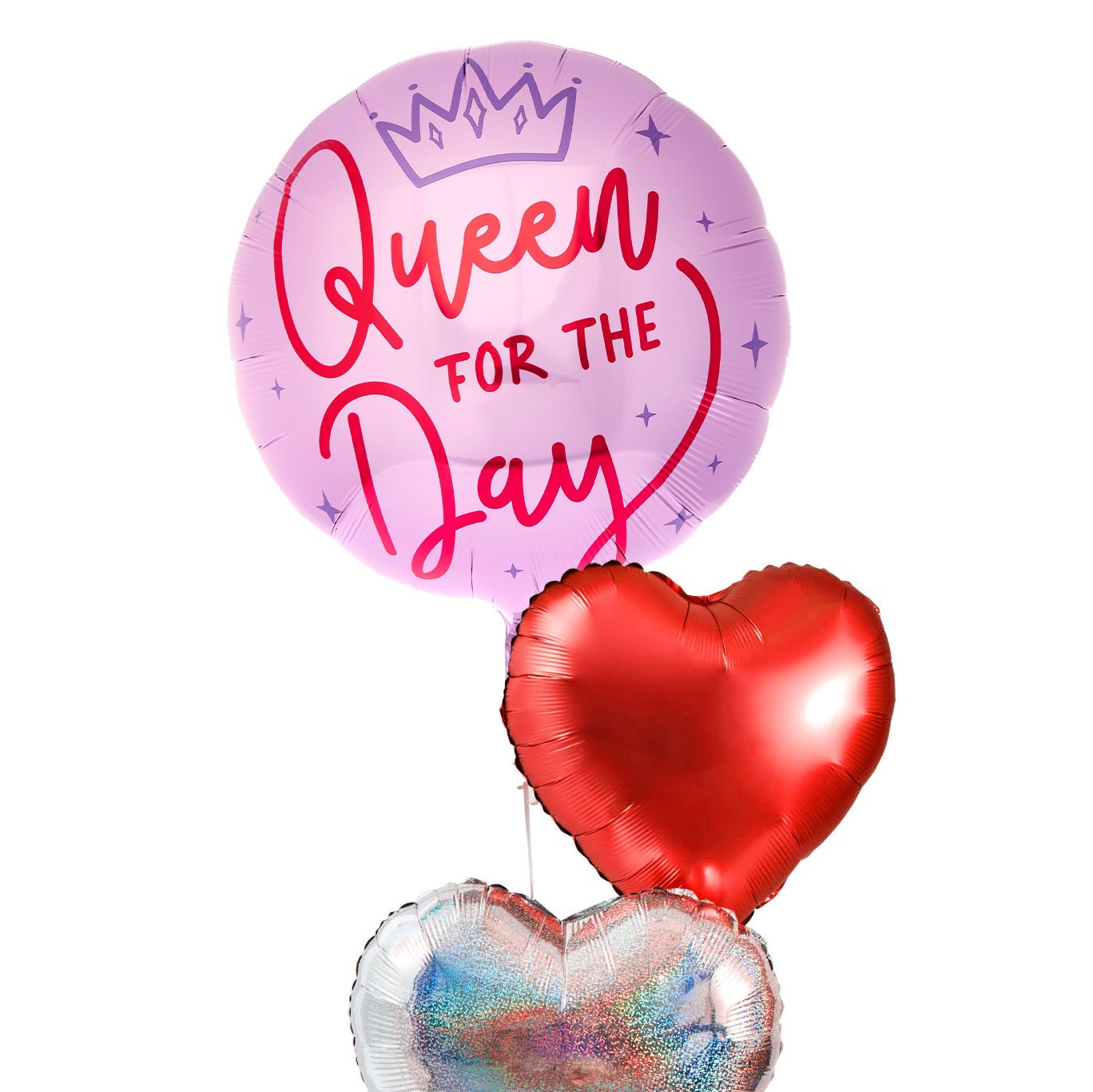 Queen For A Day Inflated Balloon Arrangement