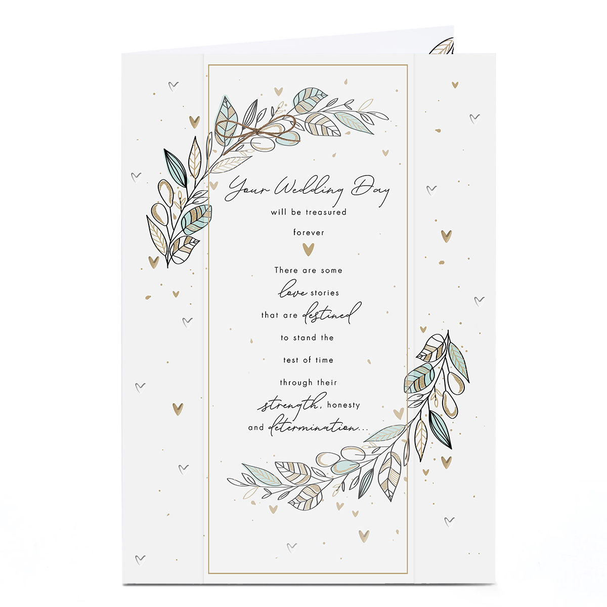Wedding Card - Love Story Destined To Stand The Test of Time