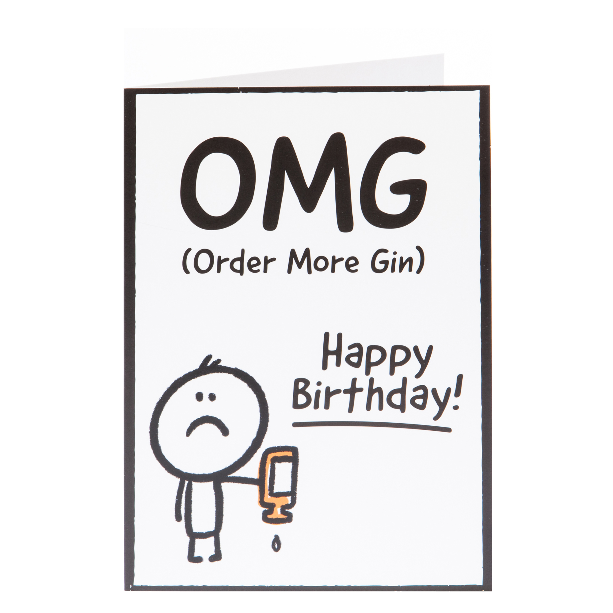 Birthday Card - OMG Order More Gin