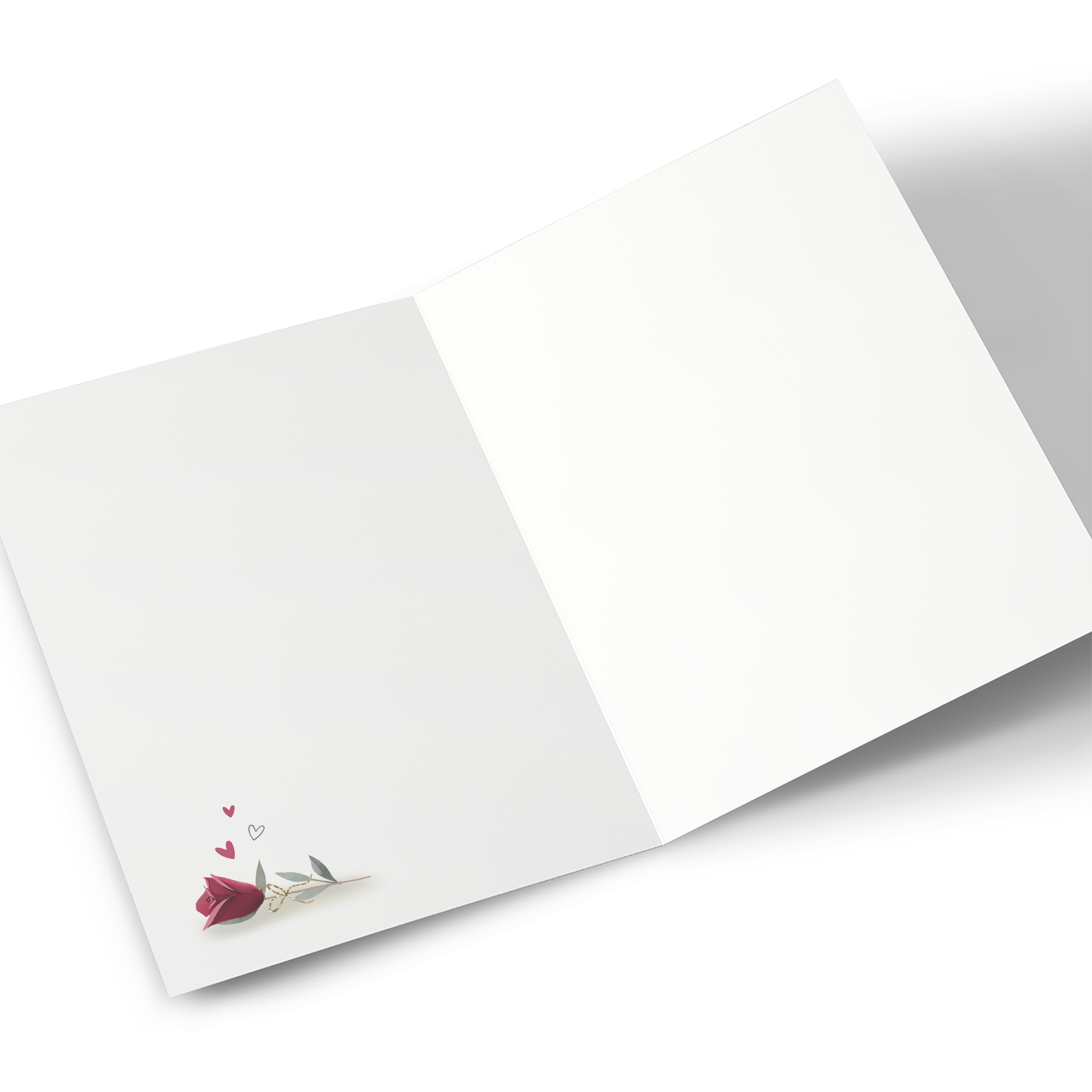 Personalised Valentine's Day Card - Red Roses All My Love