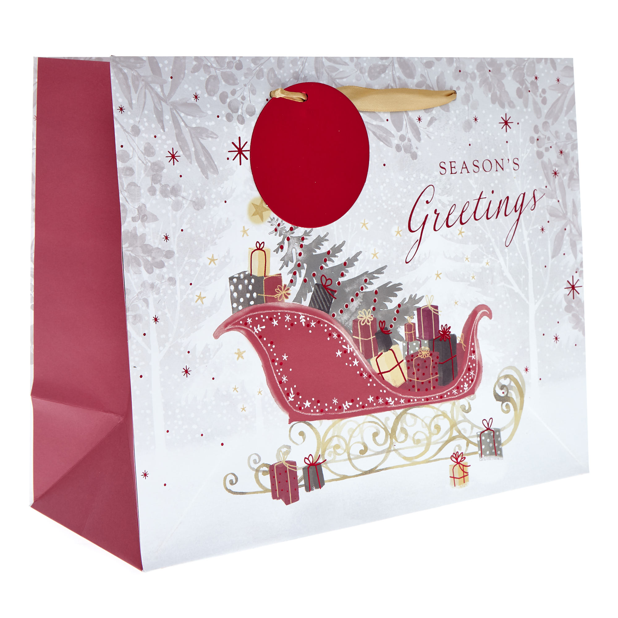Large Landscape Traditional Sleigh Gift Bag