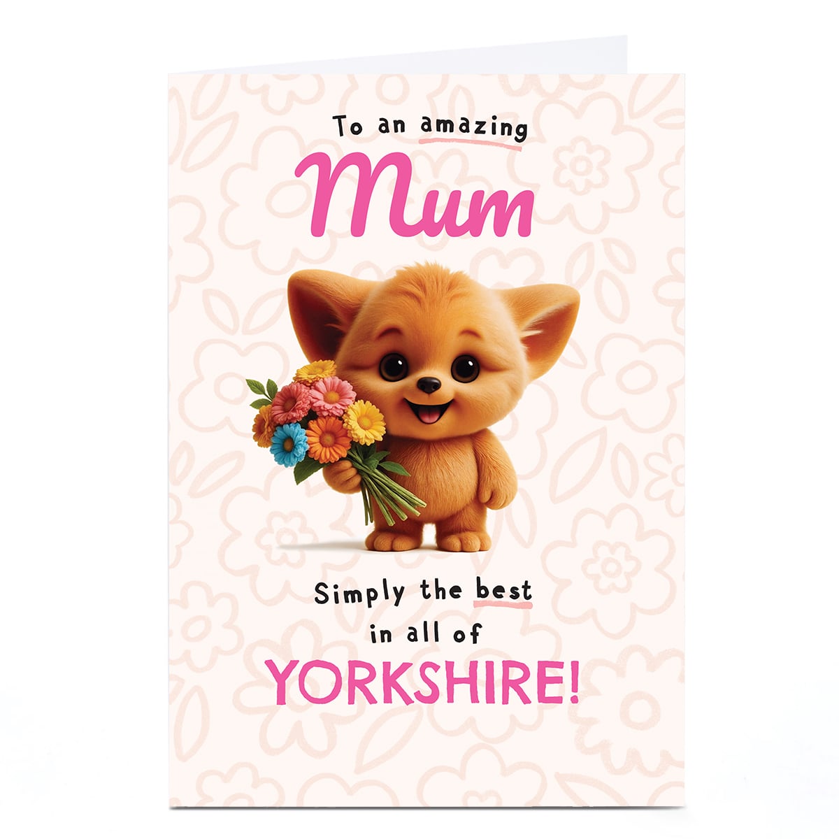 Personalised Wimzee Birthday Card - The Best Mum