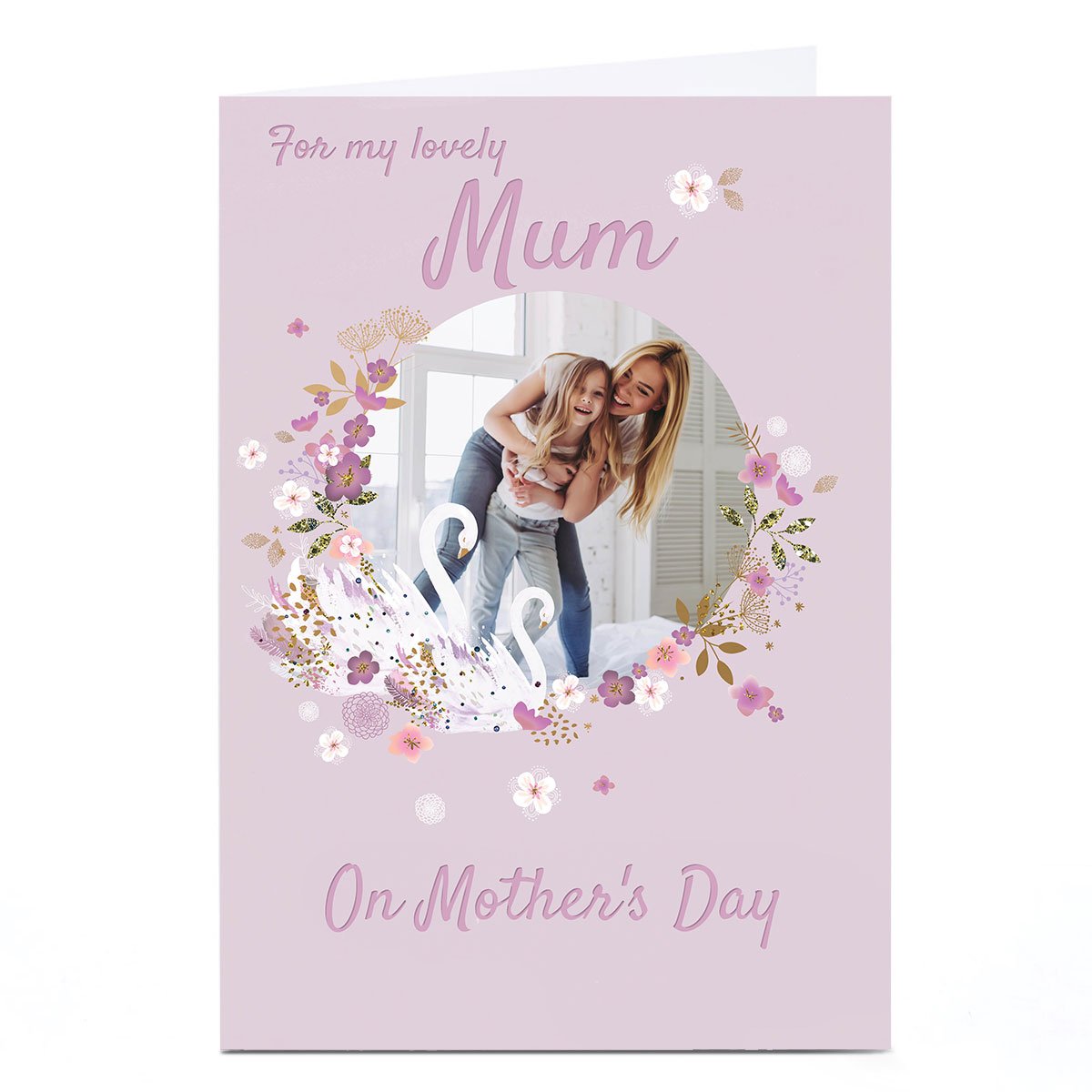 Photo Kerry Spurling Mother's Day Card - Mum, Swans