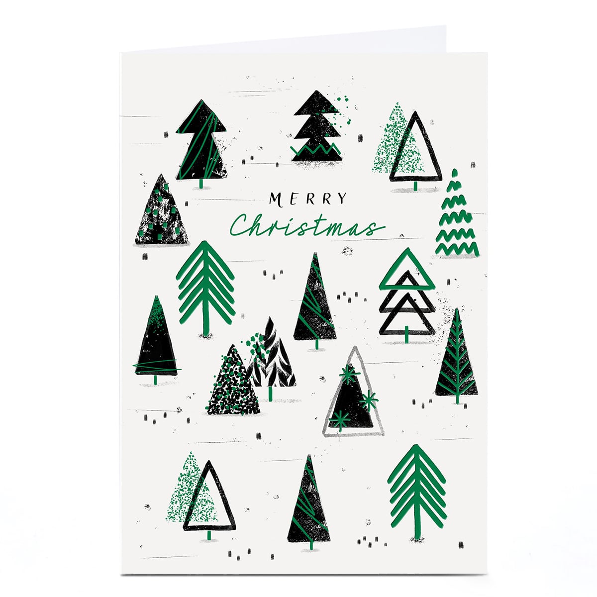 Christmas Card - Modern Trees