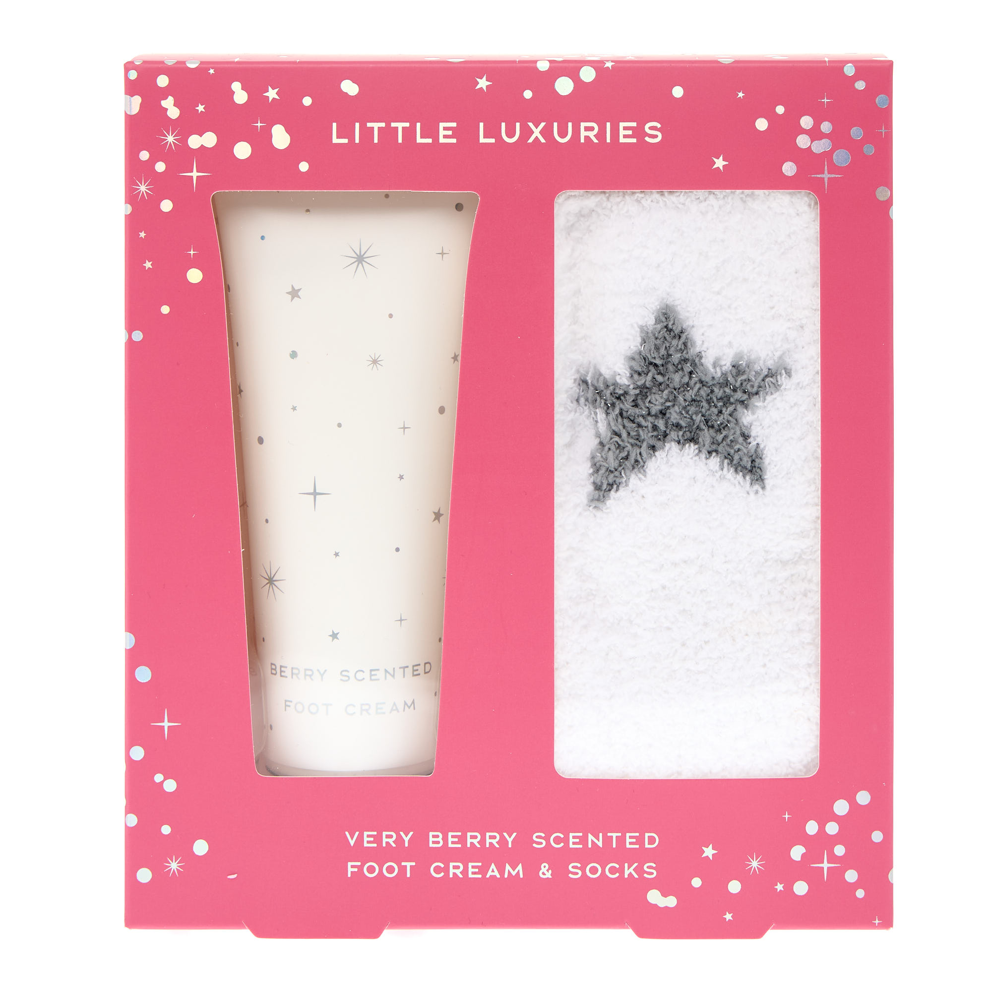 Little Luxuries Very Berry Foot Cream & Socks Gift Set
