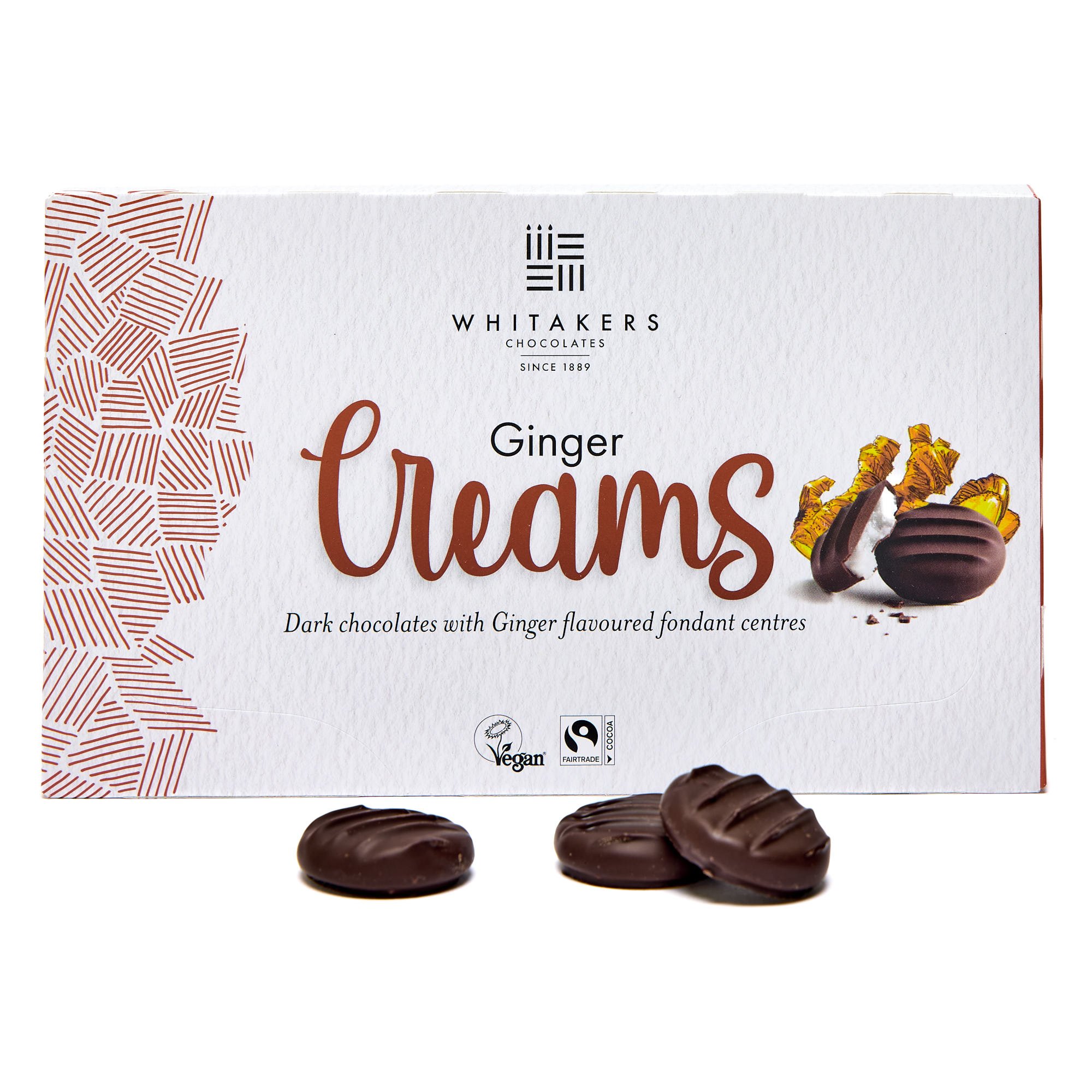 Whitakers Ginger Creams 150g