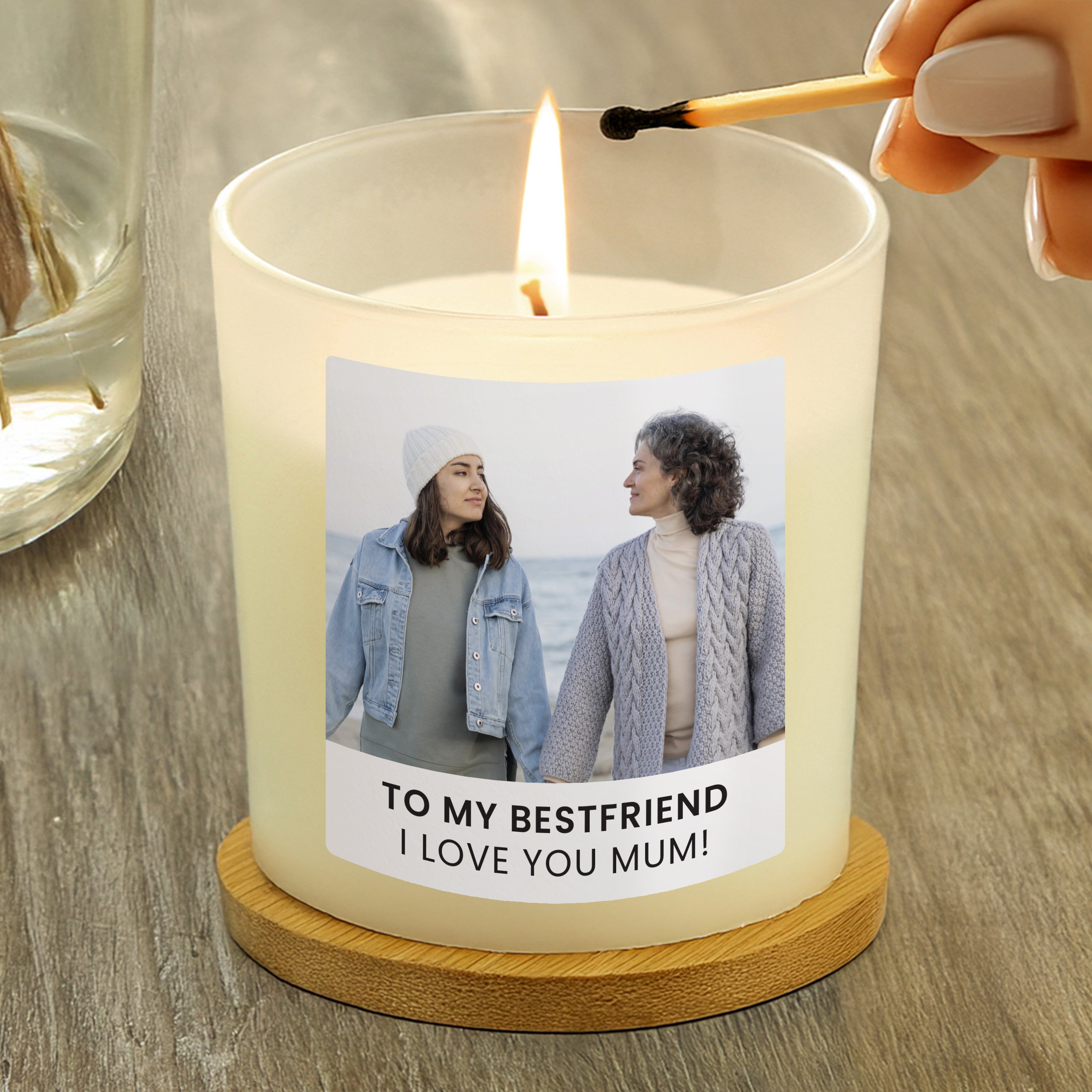 Personalised Photo Upload Candle Jar