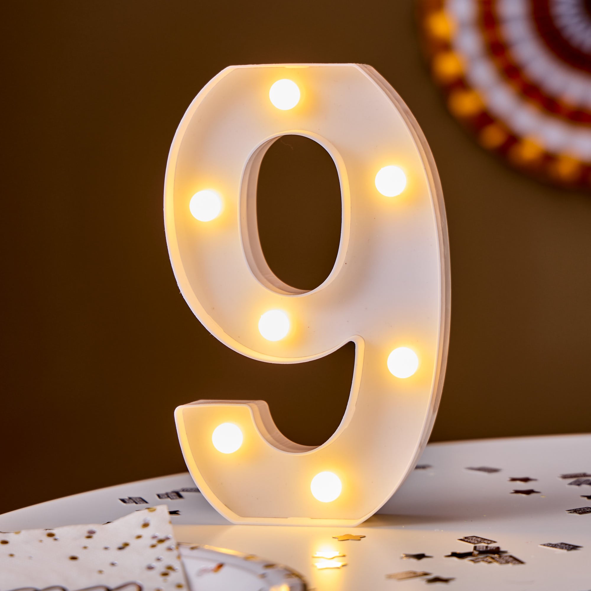 LED Number 9 Light