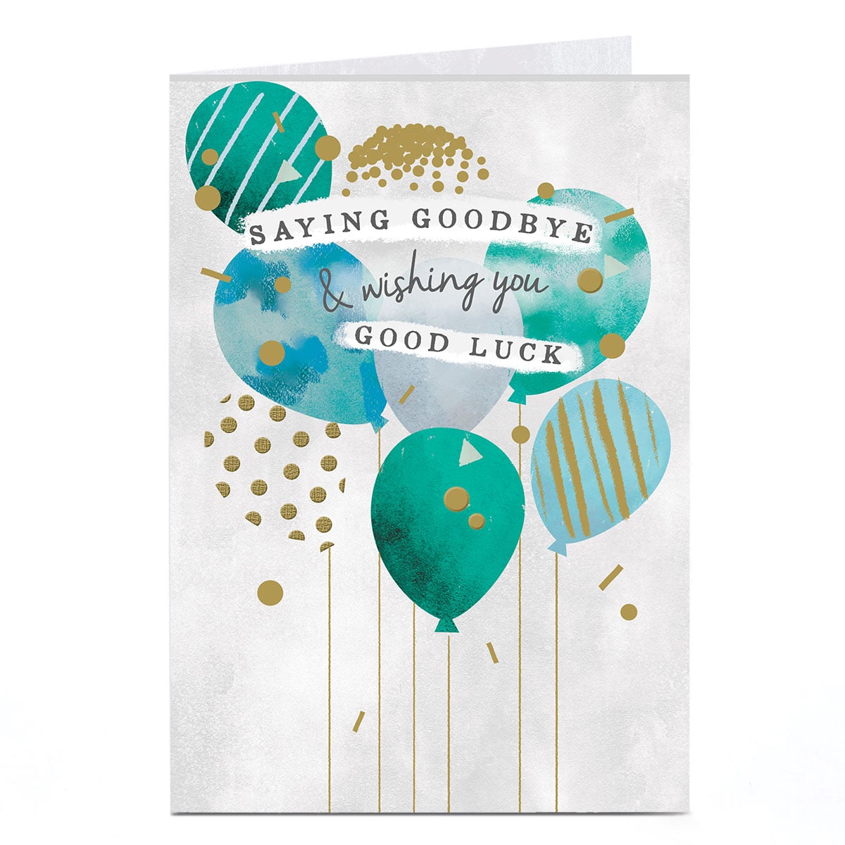 Buy Personalised Good Luck Card - Saying Goodbye and Wishing you Good ...