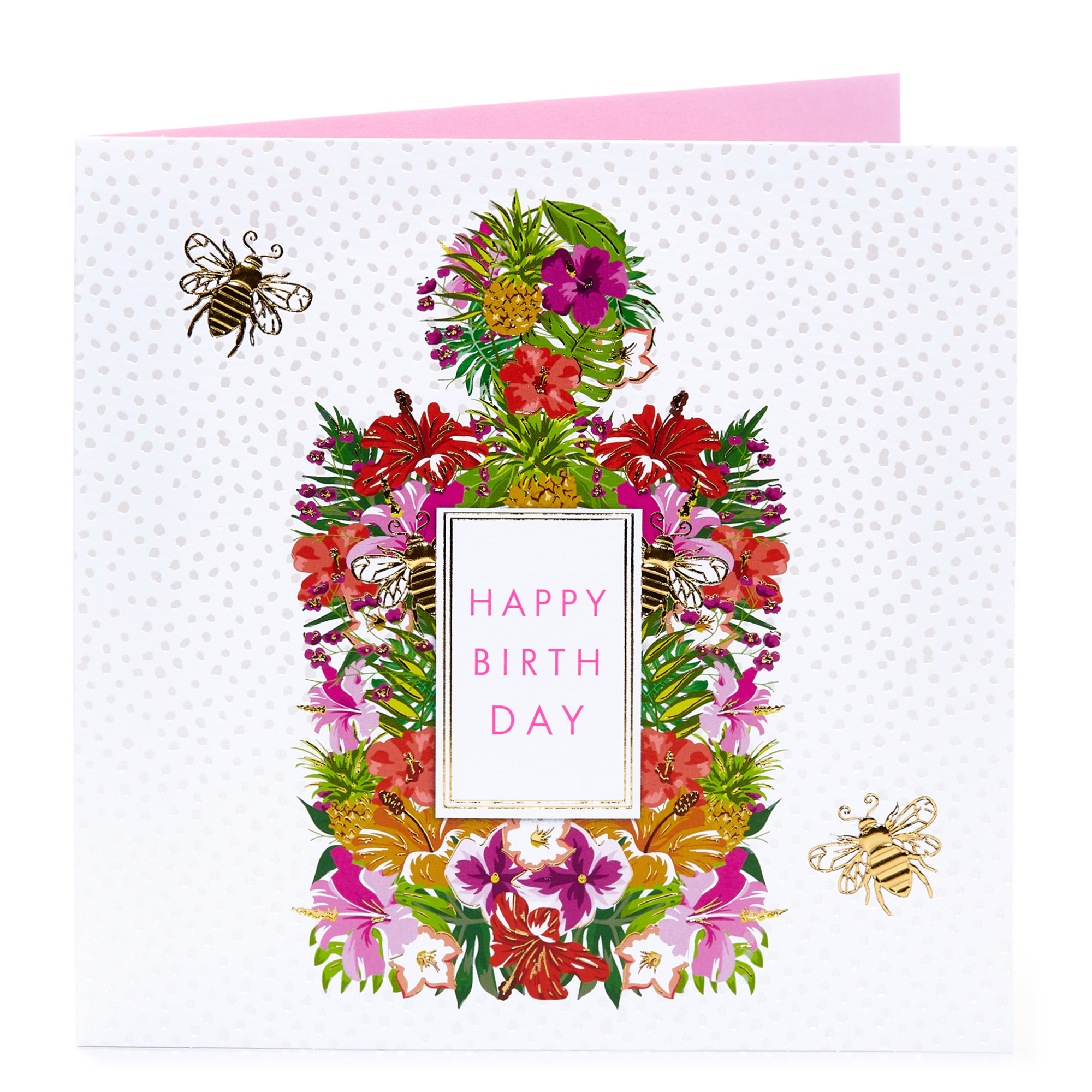 Birthday Card - Perfume Flowers