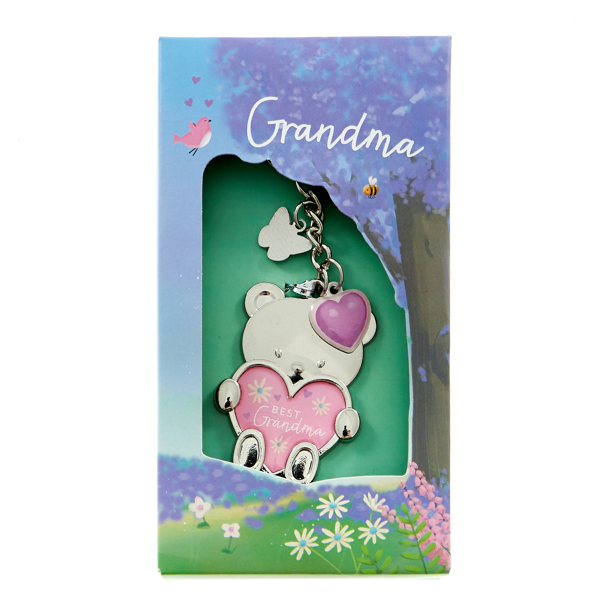 Hugs Bear Best Grandma Keyring