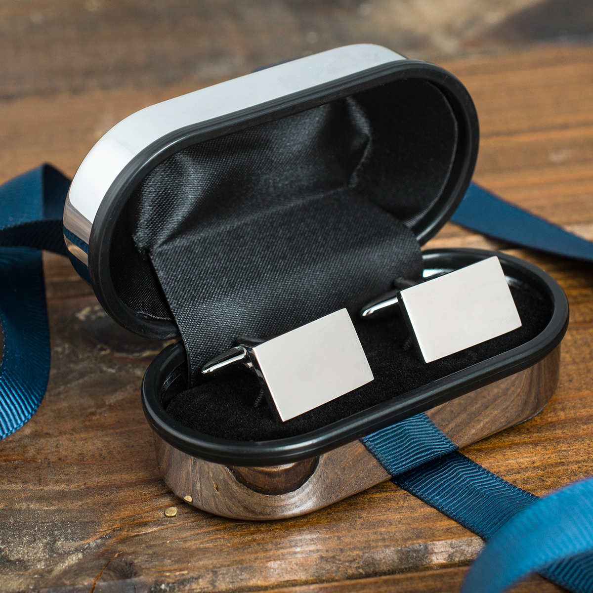 Personalised Engraved Personalised Cufflinks Box