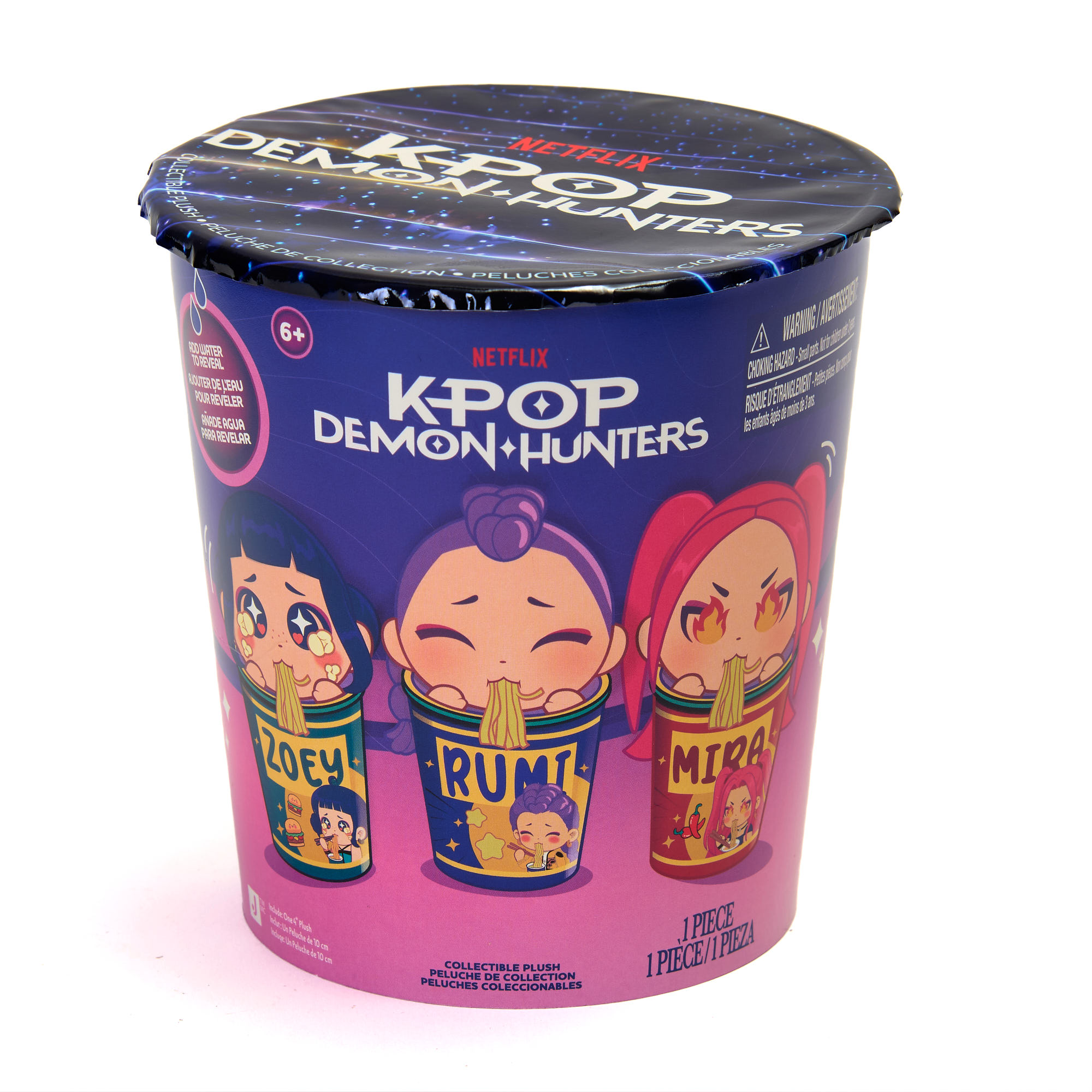 KPop Demon Hunters Mystery Ramen Cup - Surprise Plushie Inside!
