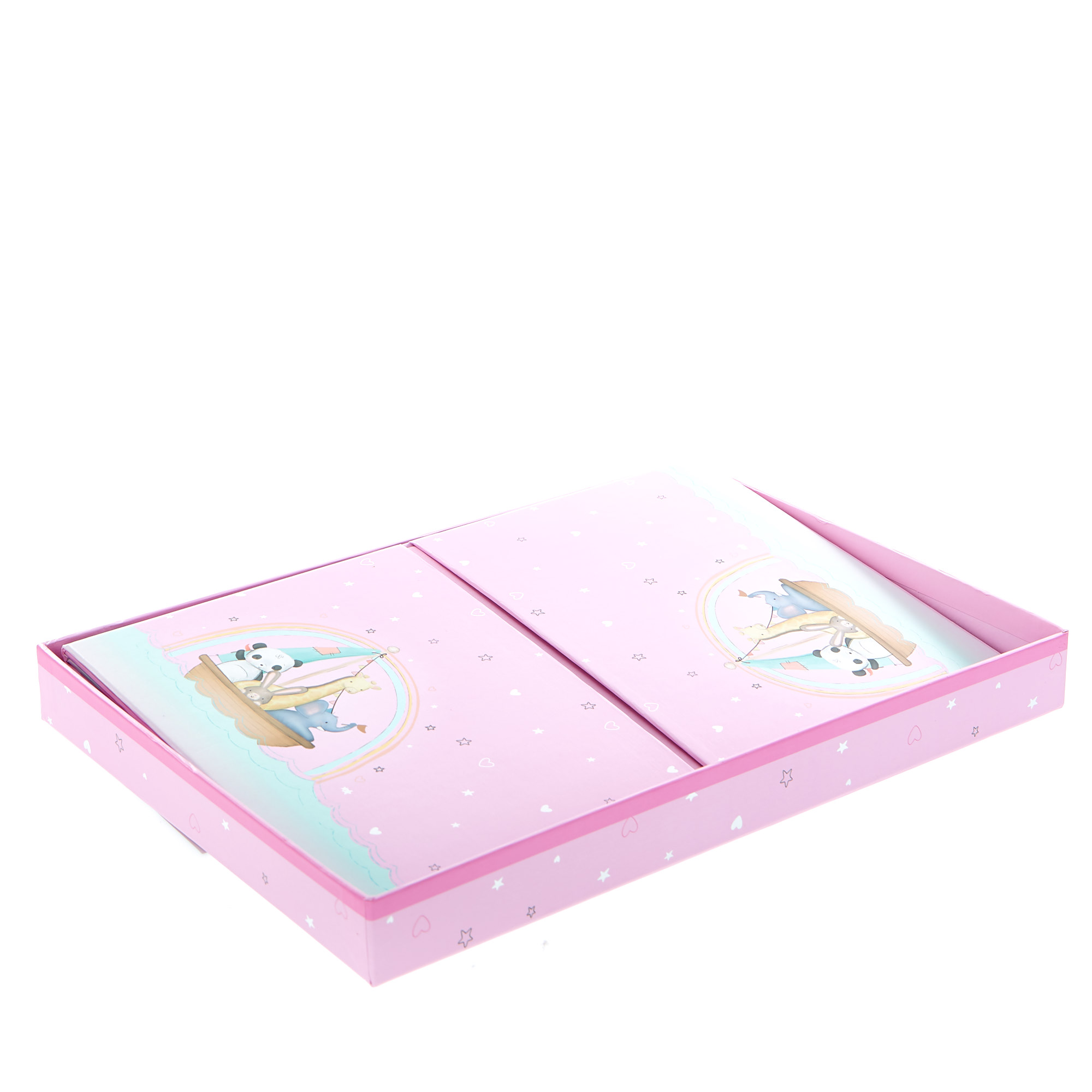 Magnetic Flat-Pack Baby Girl Gift Box