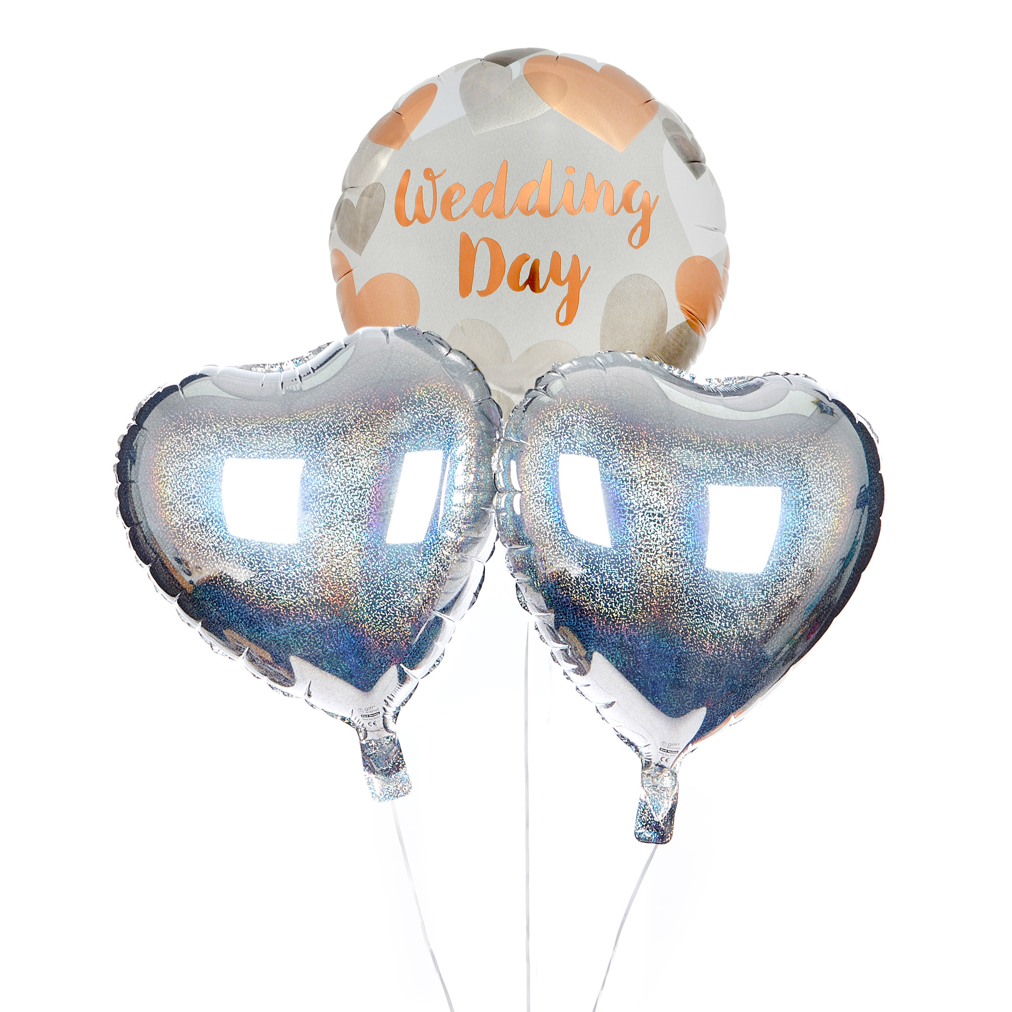 Wedding Day Balloon Bouquet - DELIVERED INFLATED!