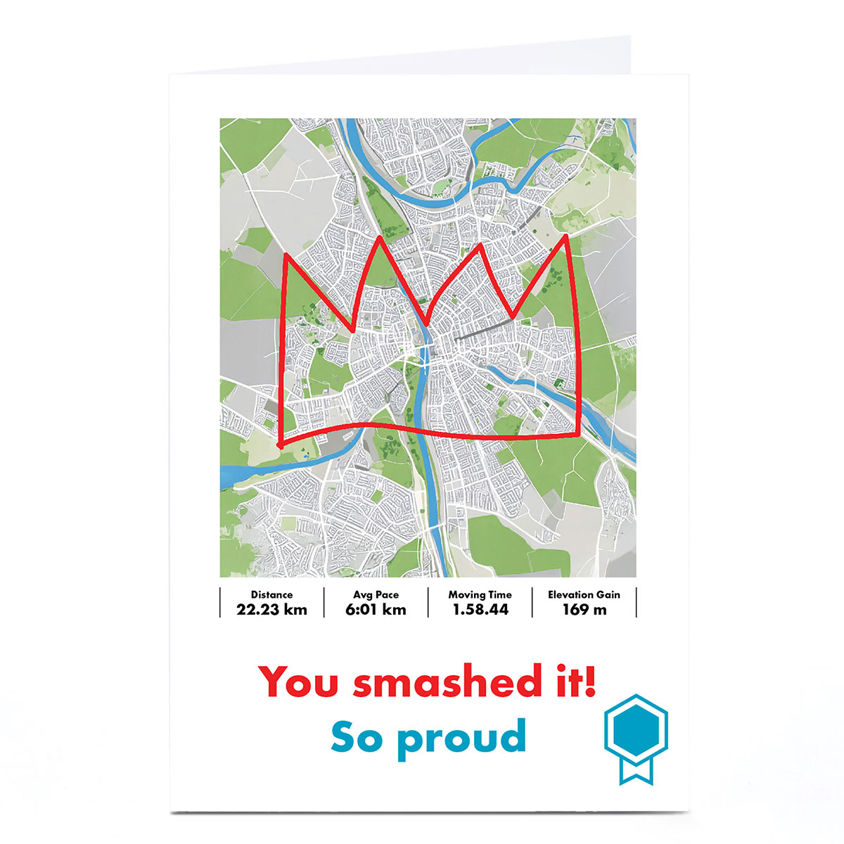 Strava You Smashed It Card