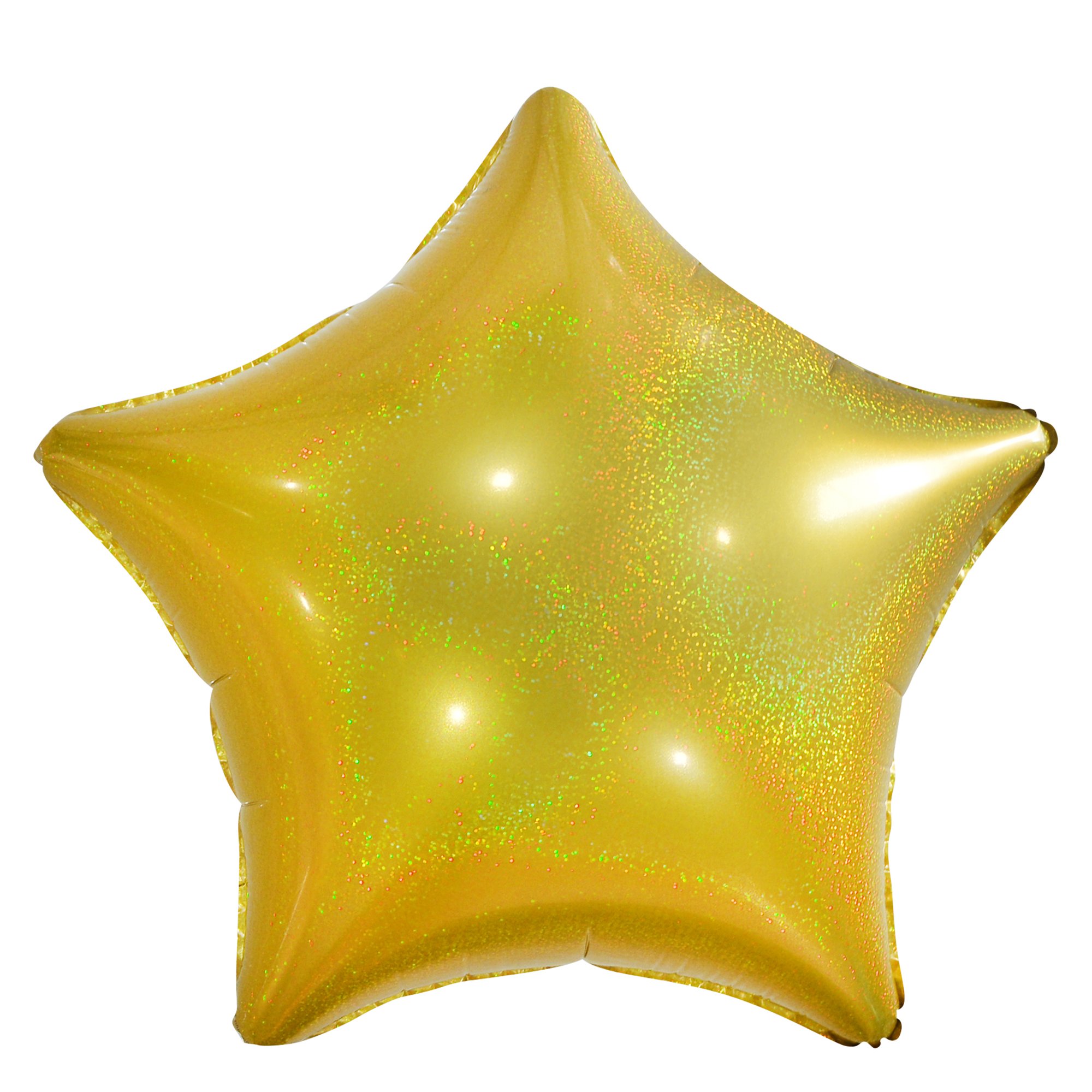 Gold Star Foil Helium Balloon
